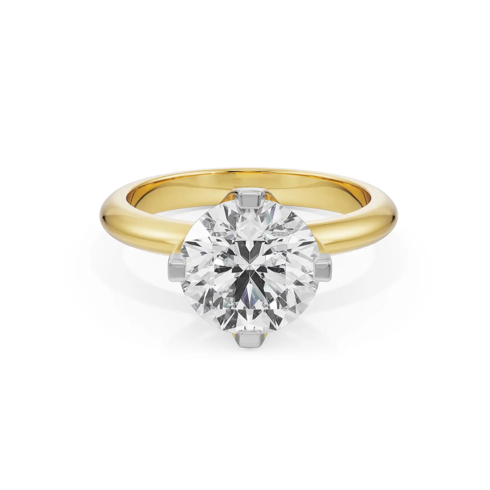 1.5 CT Classic Solitaire Ring Front View