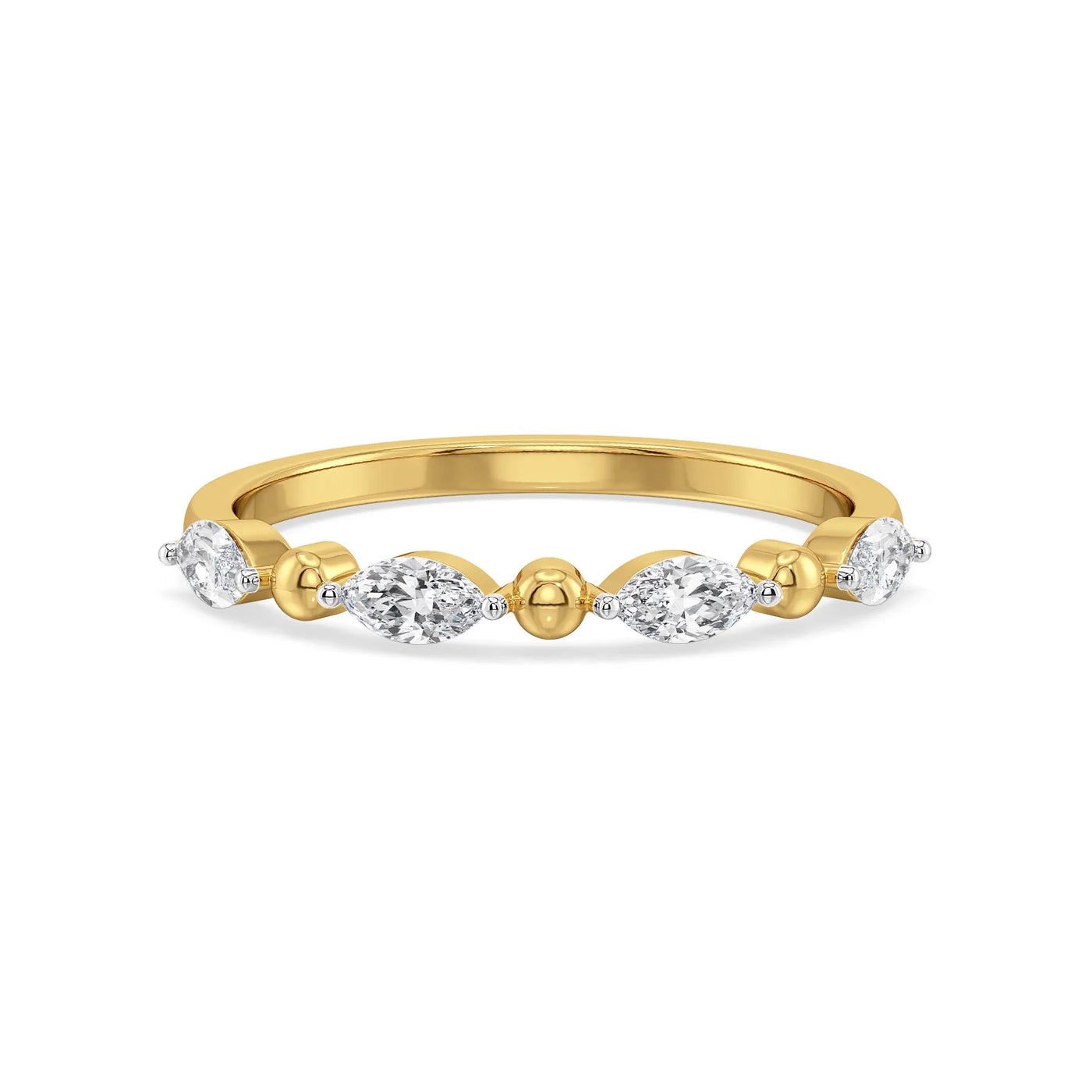 Marquise Airy Lab Grown Diamond Band