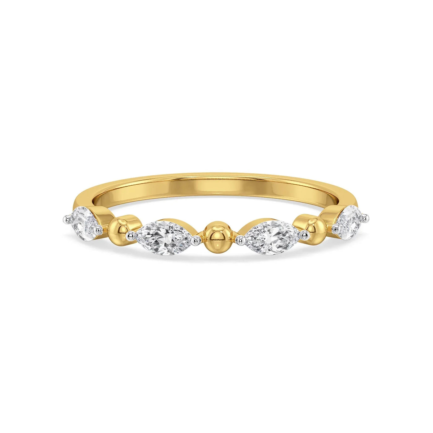 Marquise Airy Lab Grown Diamond Band 9KT