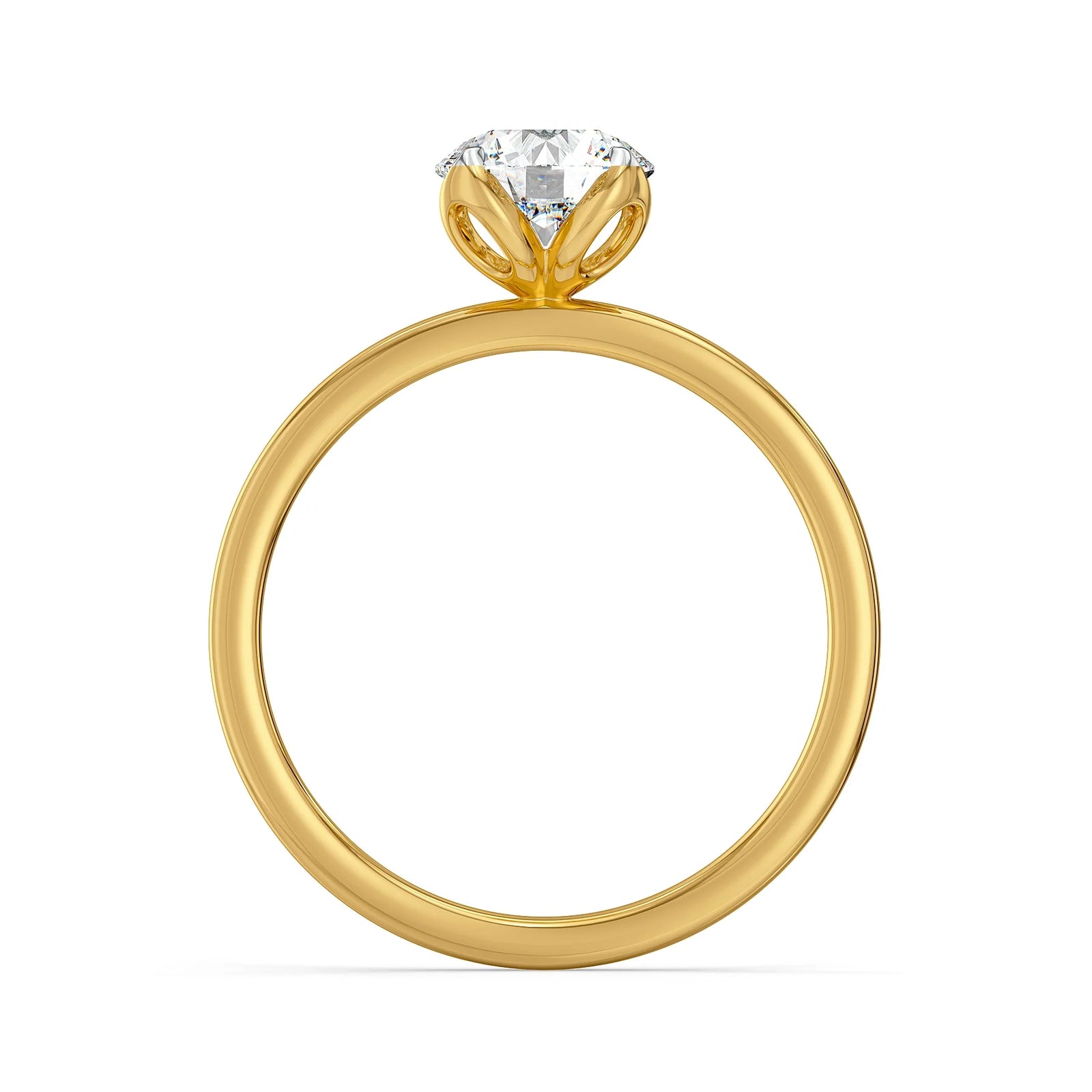 Lucir Lab Grown Diamond Ring - back view