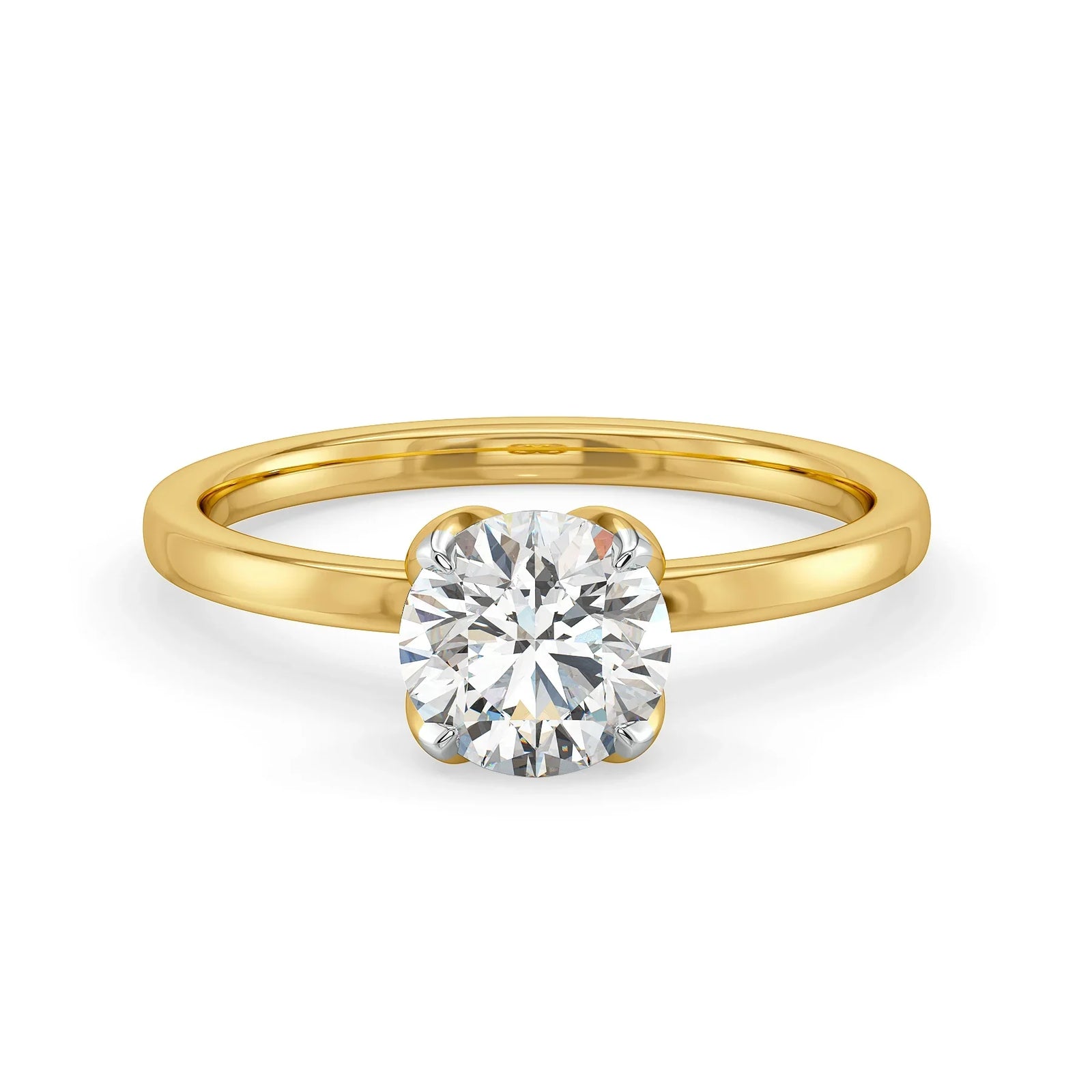 Lucir Lab Grown Diamond Ring - front view in 9KT