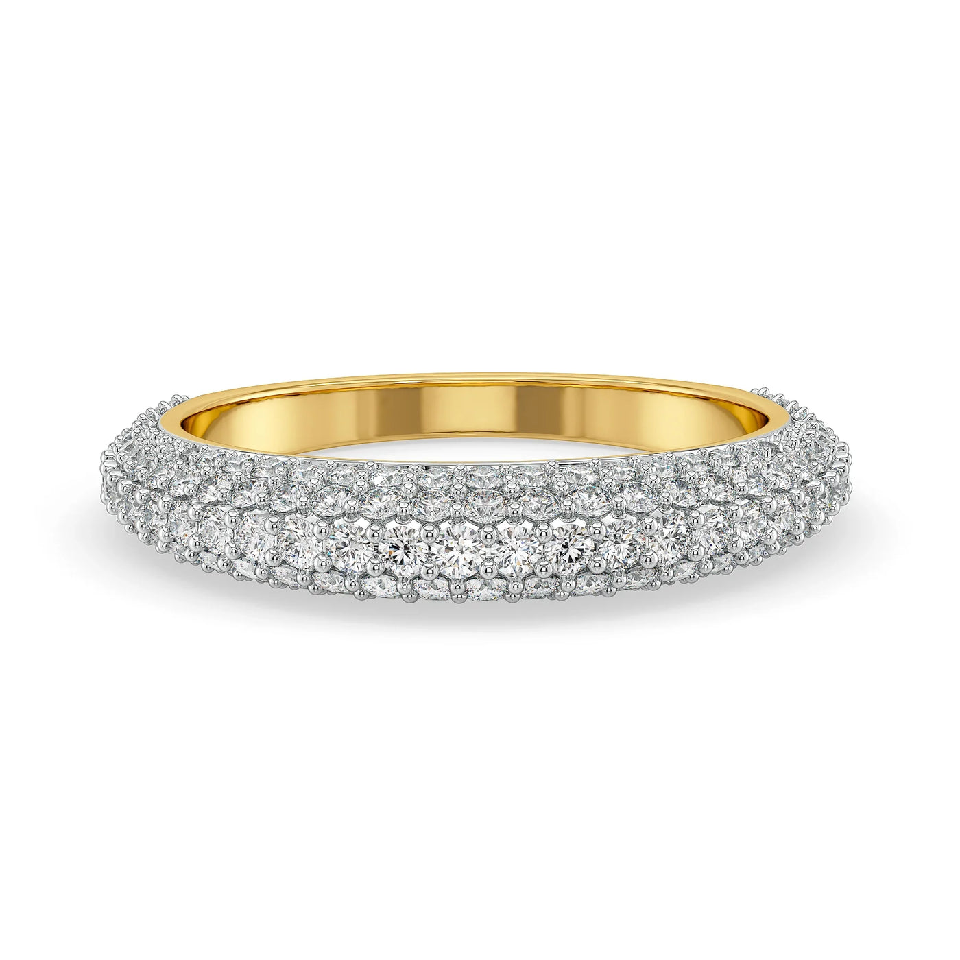 Clustered Ivana Lab Grown Diamond Band