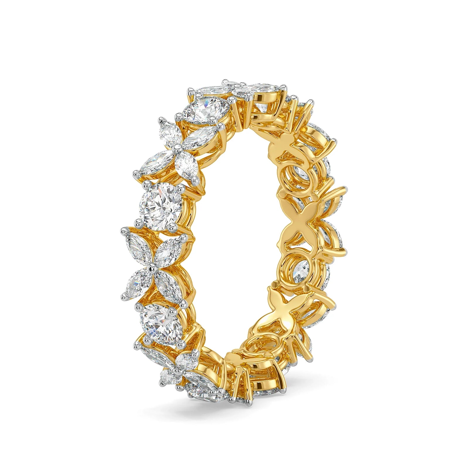 Aurora Luxe Lab Grown Diamond Ring - side view