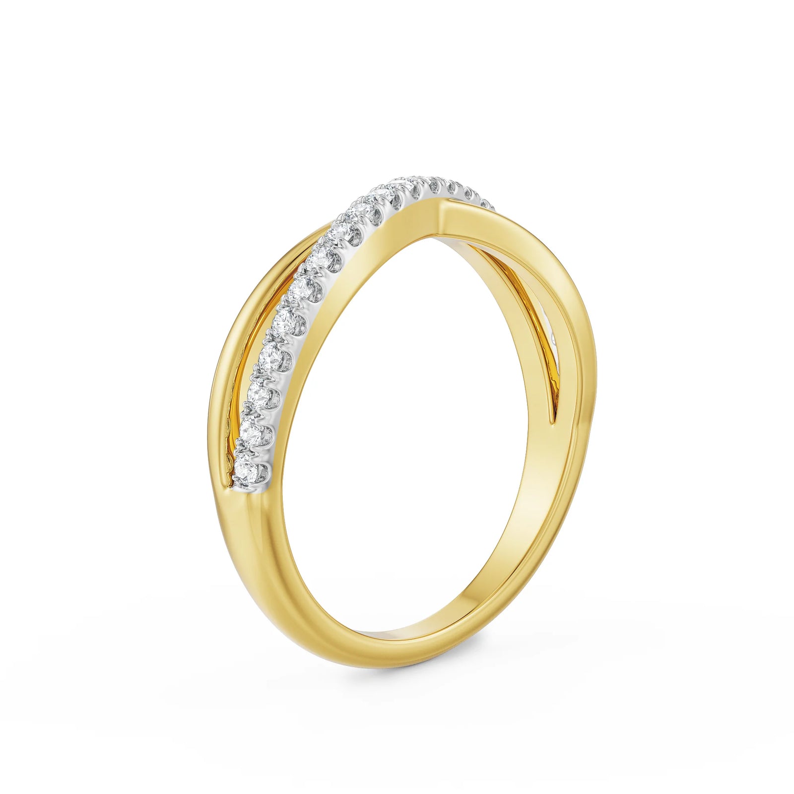 Lovey Dovey Infinity Diamond Band Right View