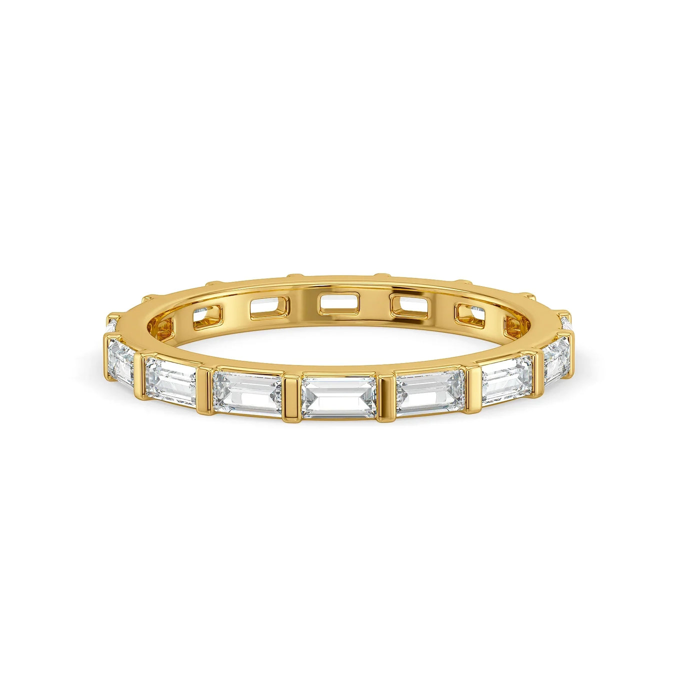 Regal Baguette Eternity Lab Diamond Ring 9KT