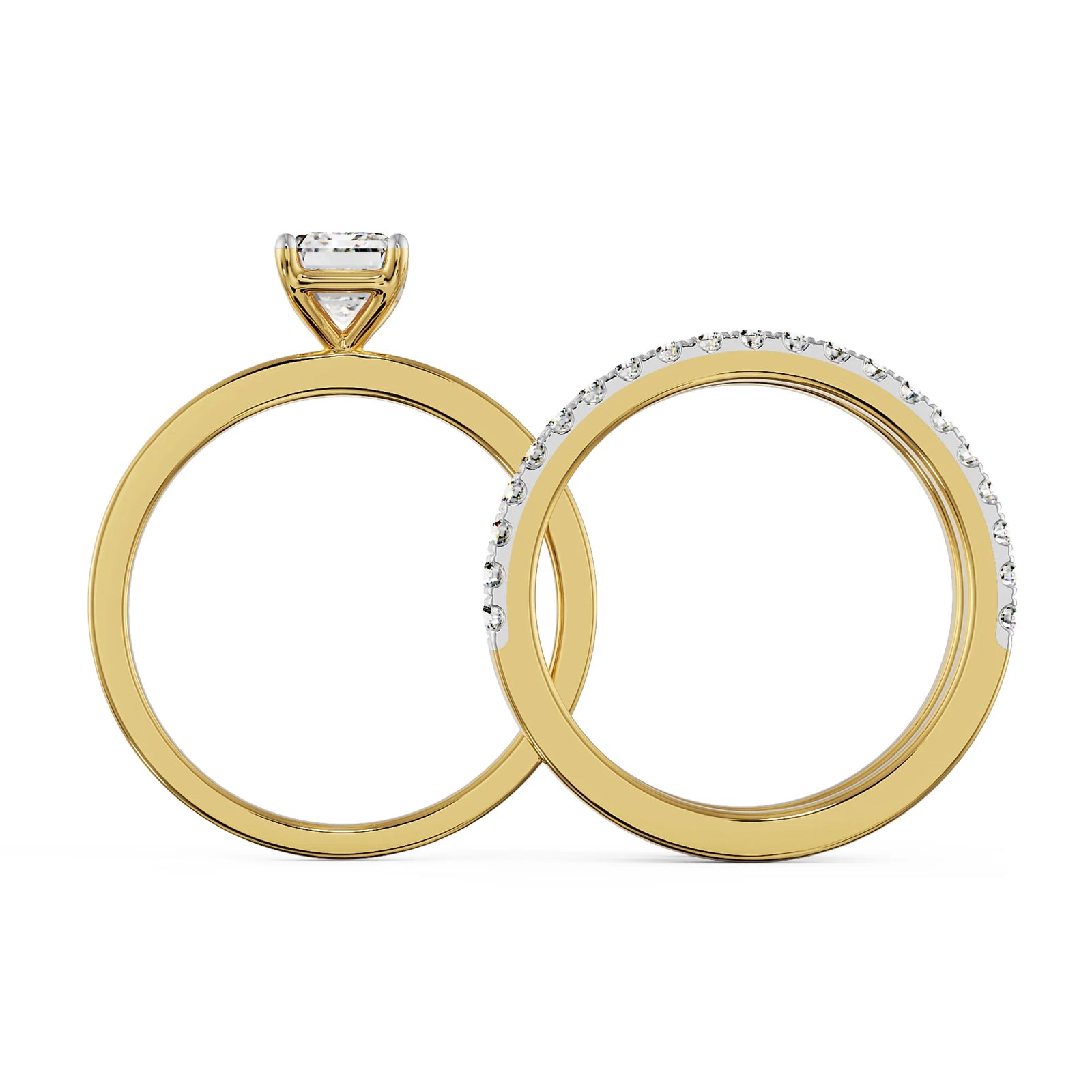 Ella Emerald Engagement Ring Right view