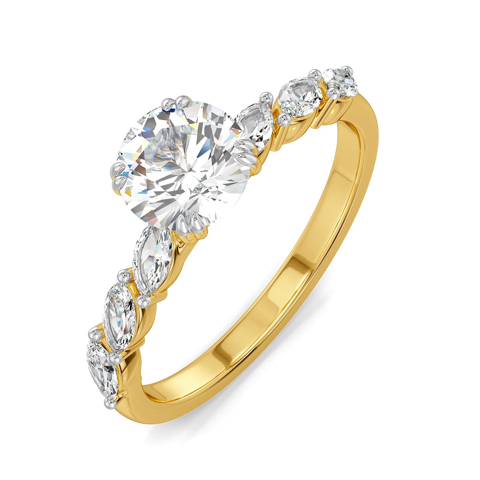 Margo Lab Grown Diamond Engagement Ring - Top view