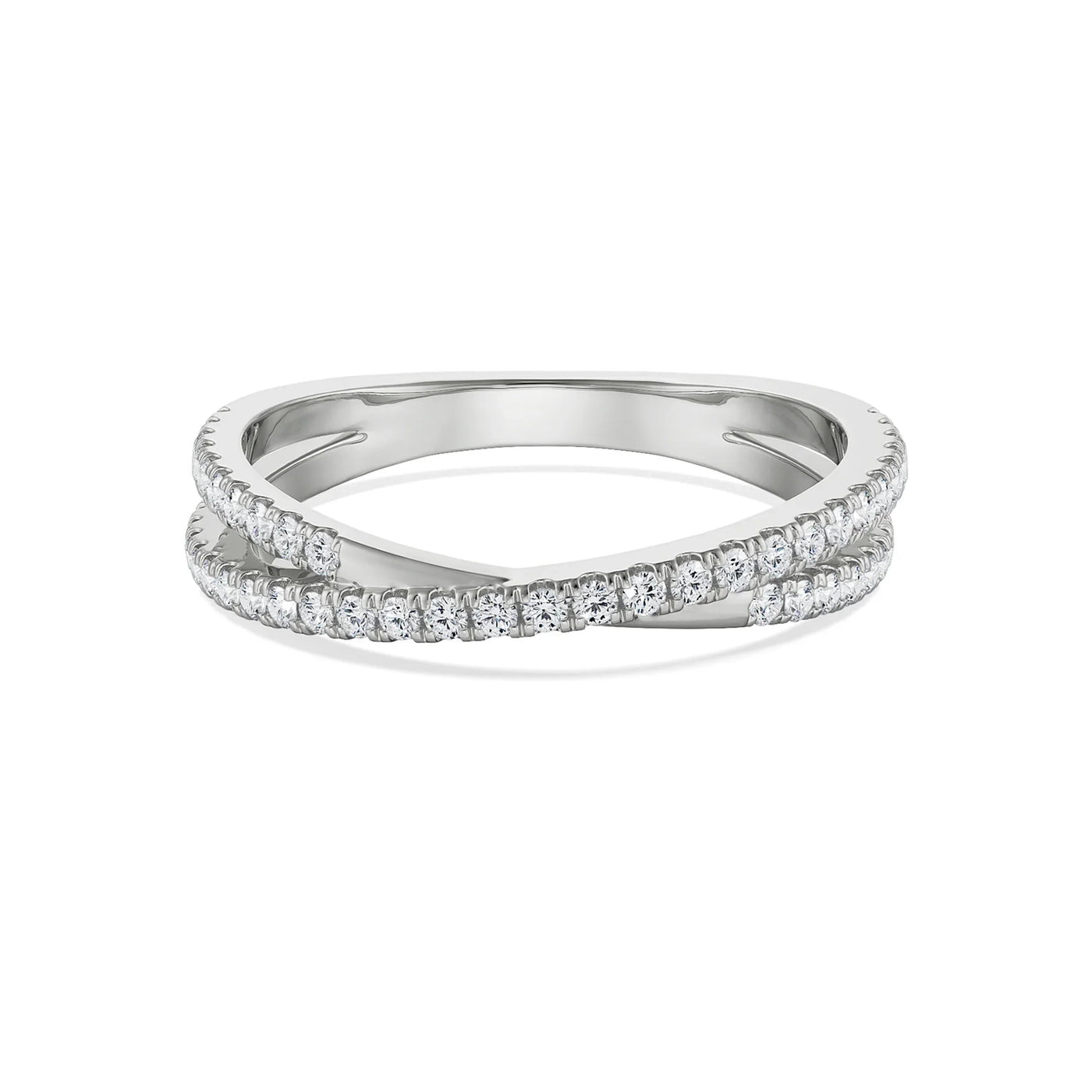 Crossover Lab Grown Diamond Band 9KT