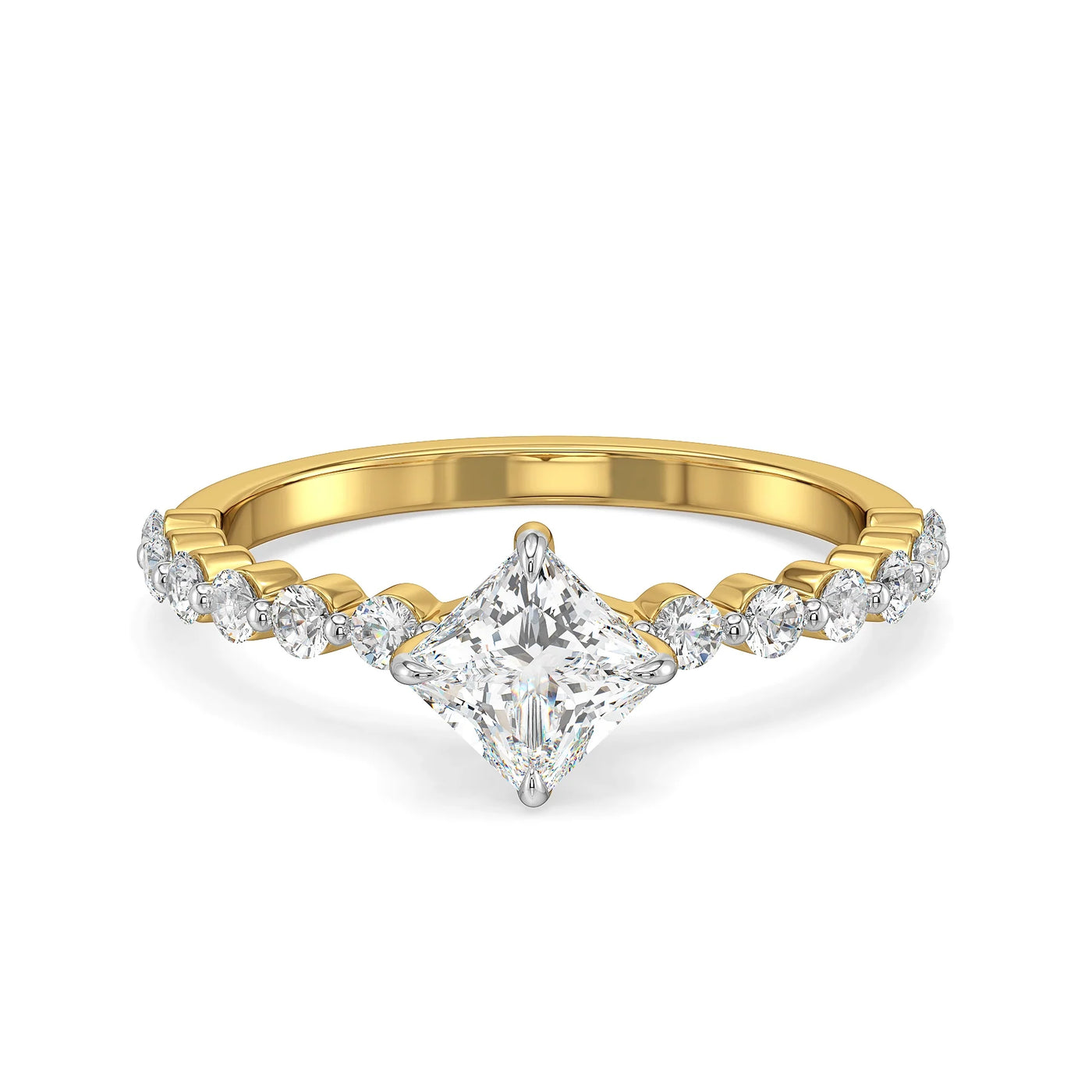 Josie Princess Cut Lab Grown Diamond Ring