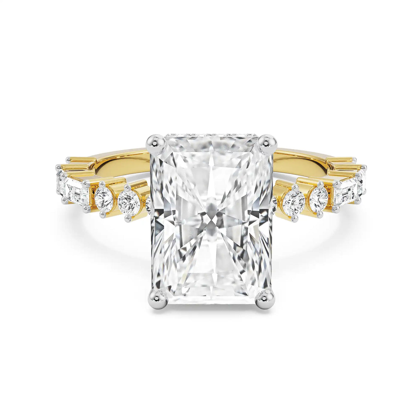 Saira Radiant Lab Diamond Engagement Ring