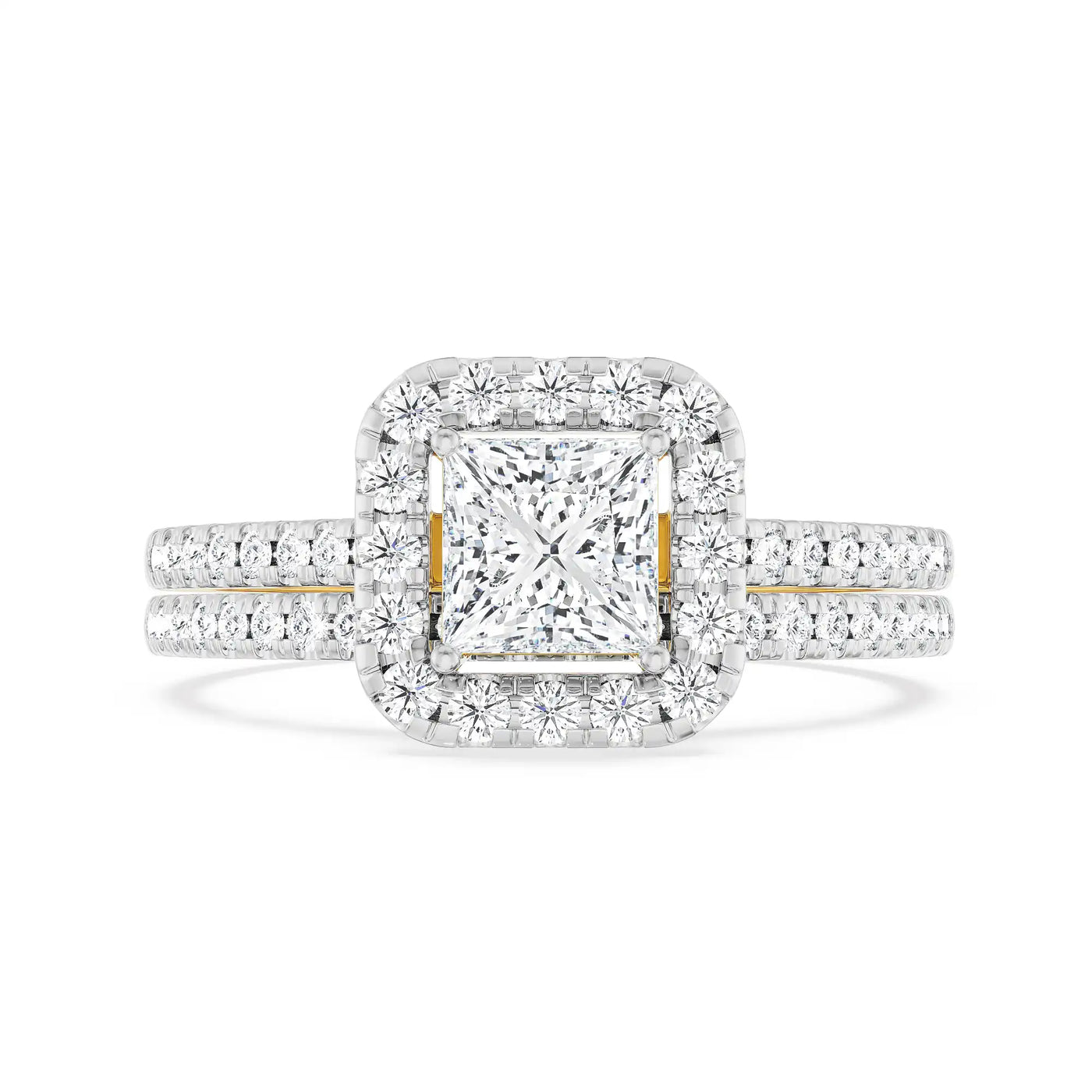 Princess Cut Bridal Ring_in_stock