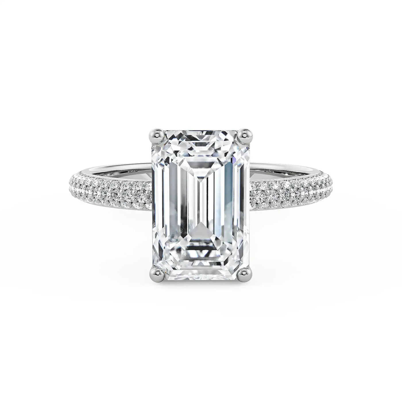 Vintage Glamour Radiant Diamond Ring_in_stock
