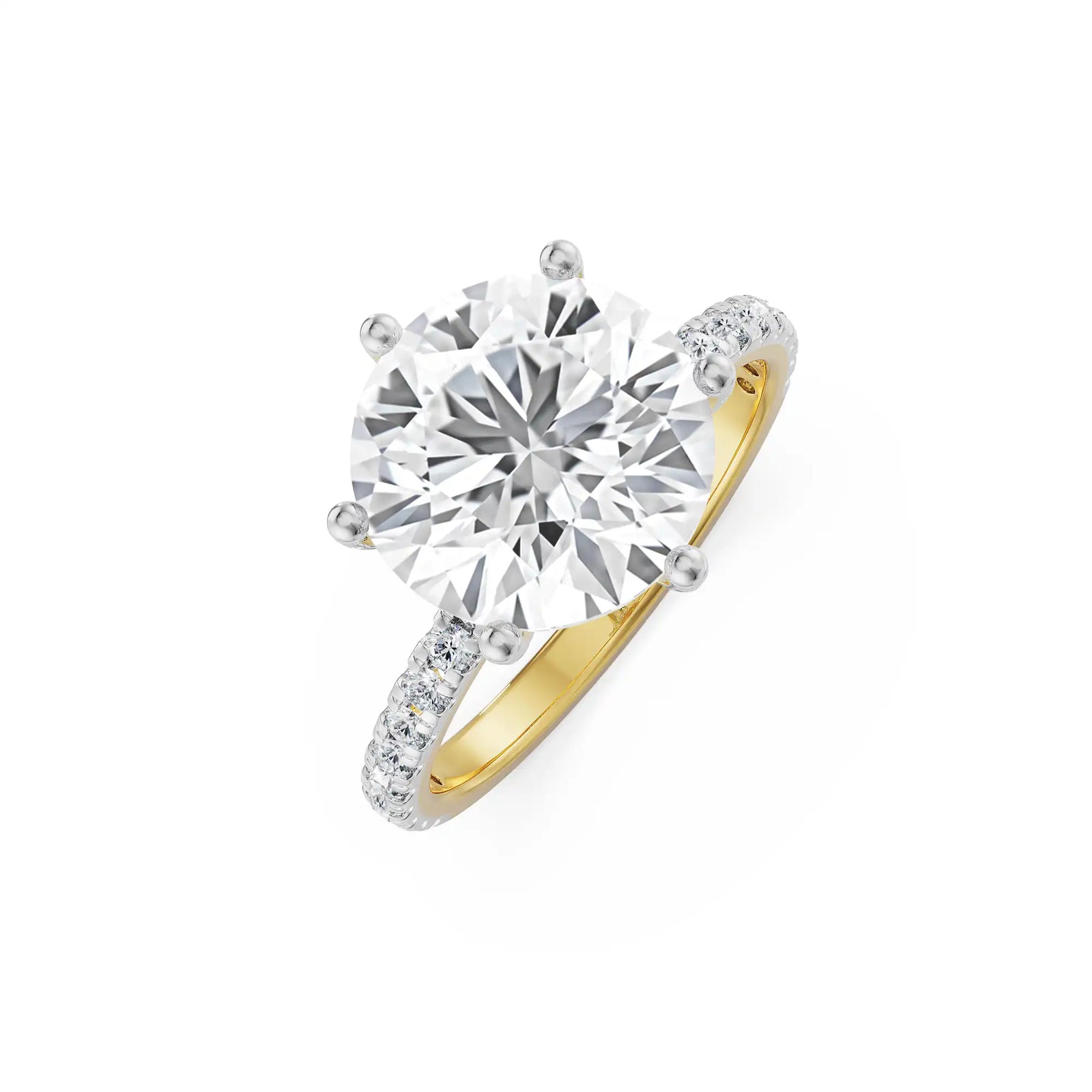 Majestic Round Lab Grown Diamond Solitaire Bridal Ring_in-stock