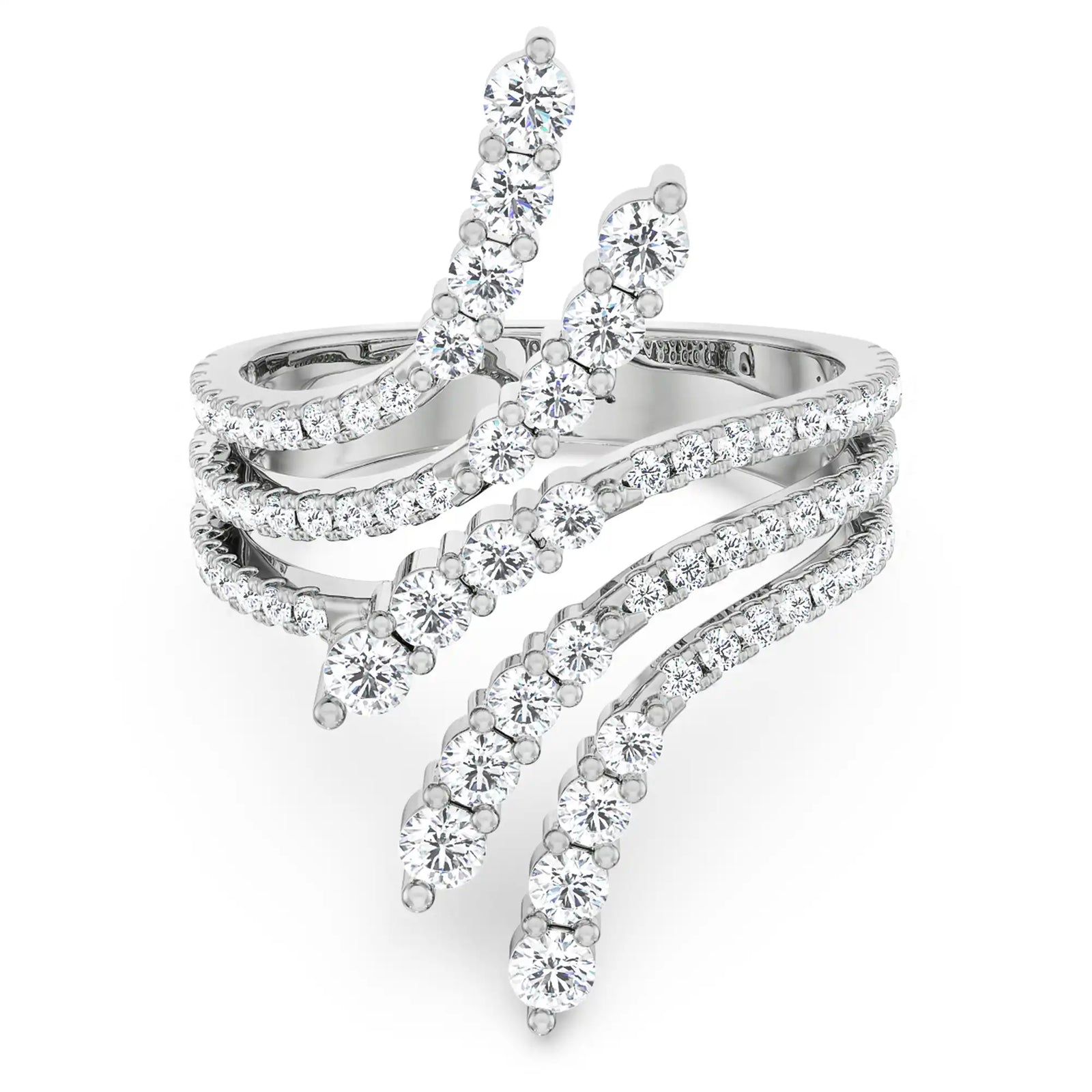 Suzie Lab Grown Diamond Cocktail Ring- Front view