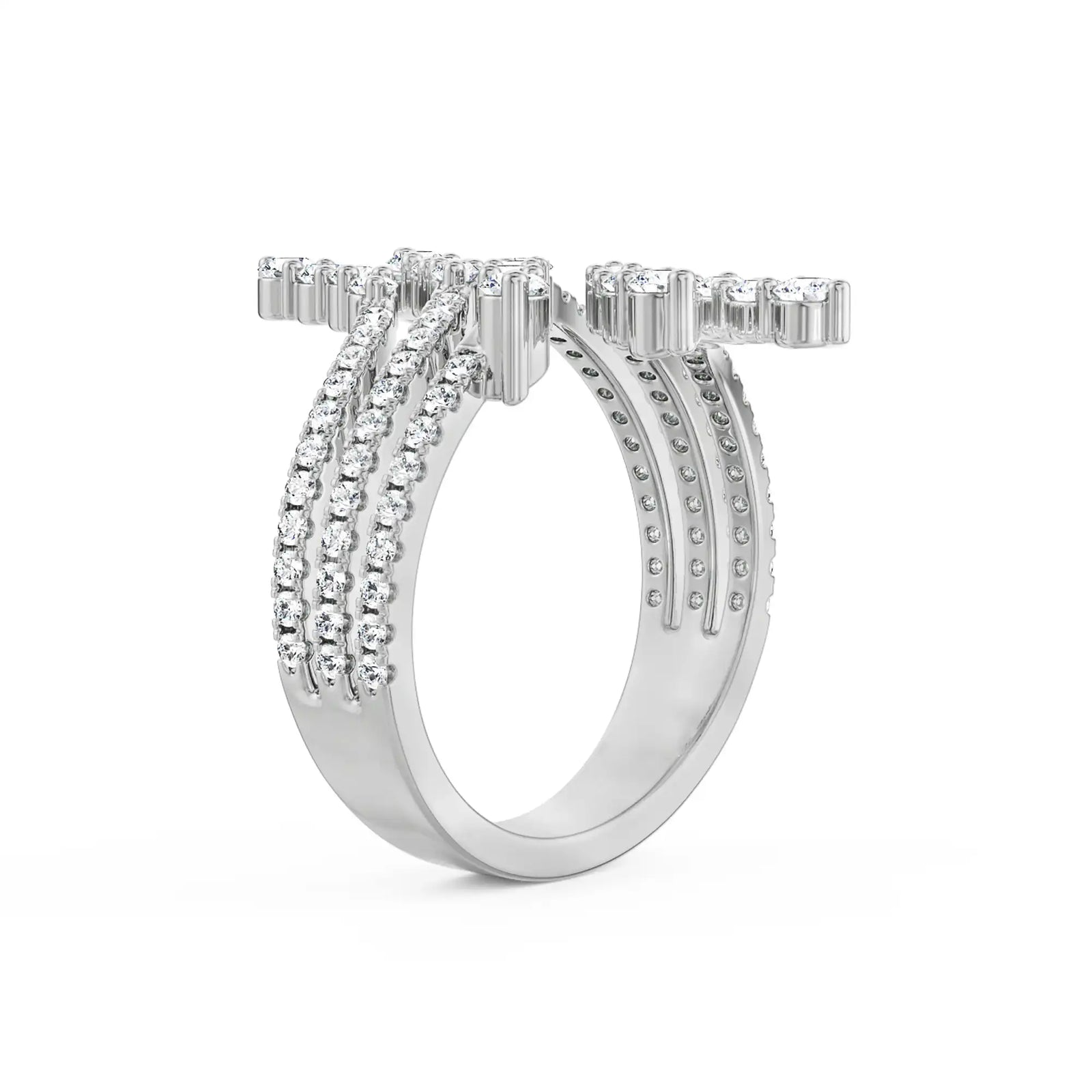 Suzie Lab Grown Diamond Cocktail Ring- Back view