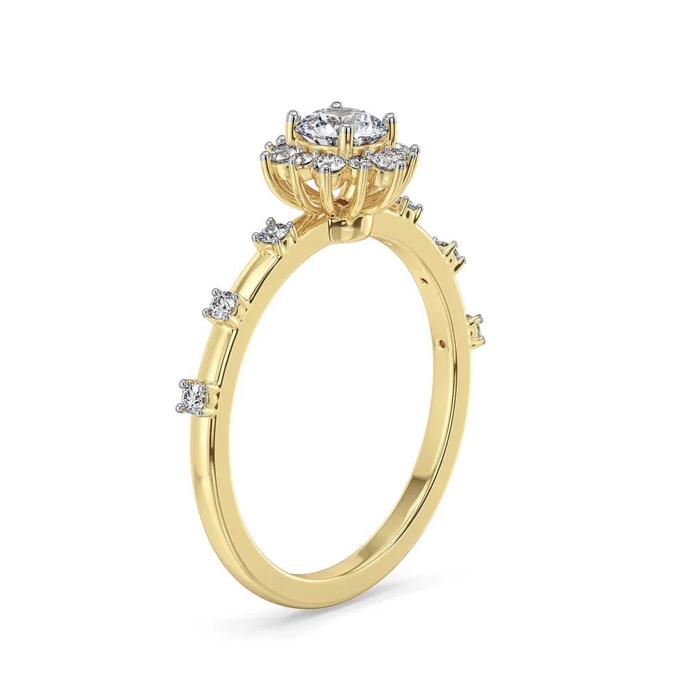 Daisy Dainty Lab Grown Diamond Ring_in_stock