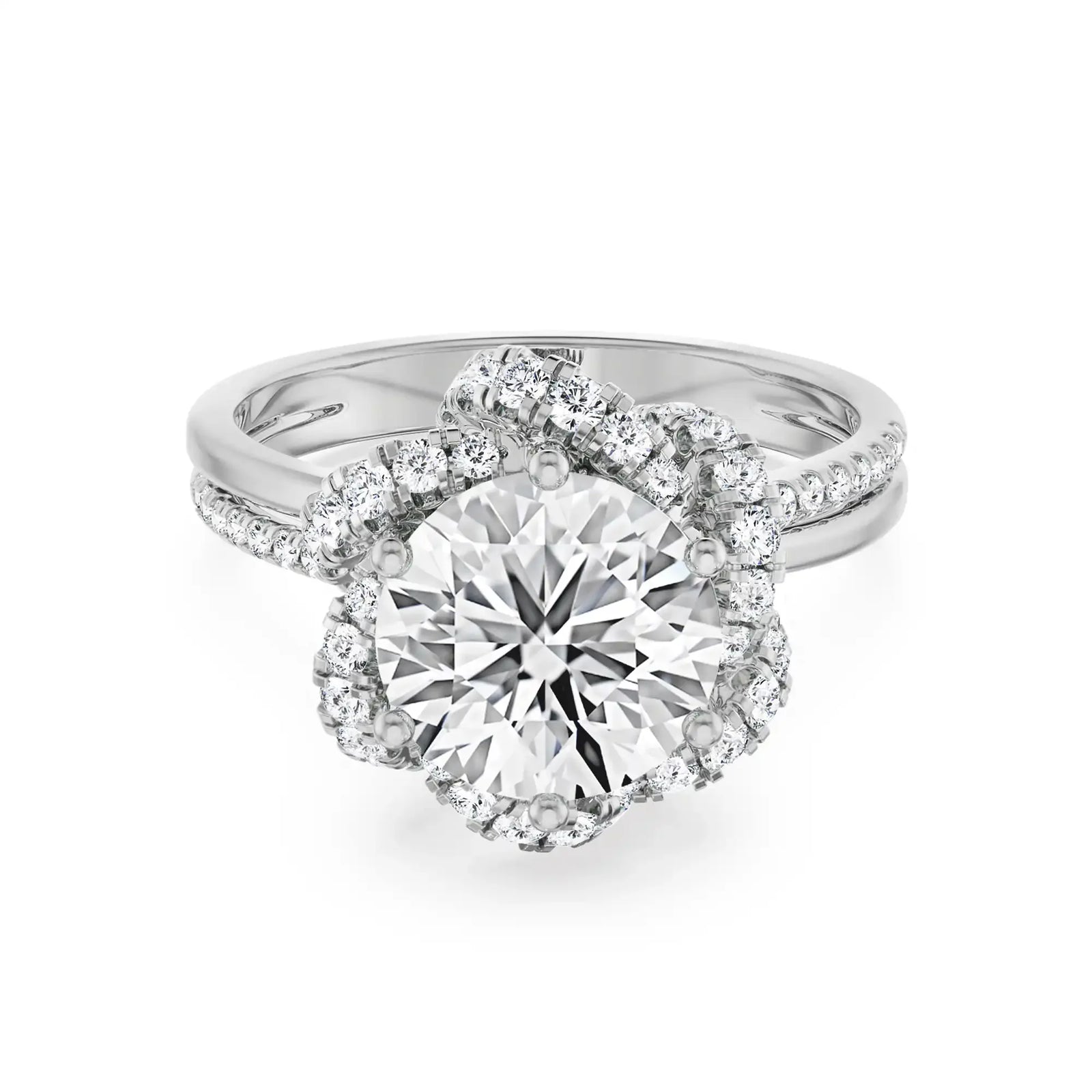 Entwine Lab Grown Diamond Ring- front view