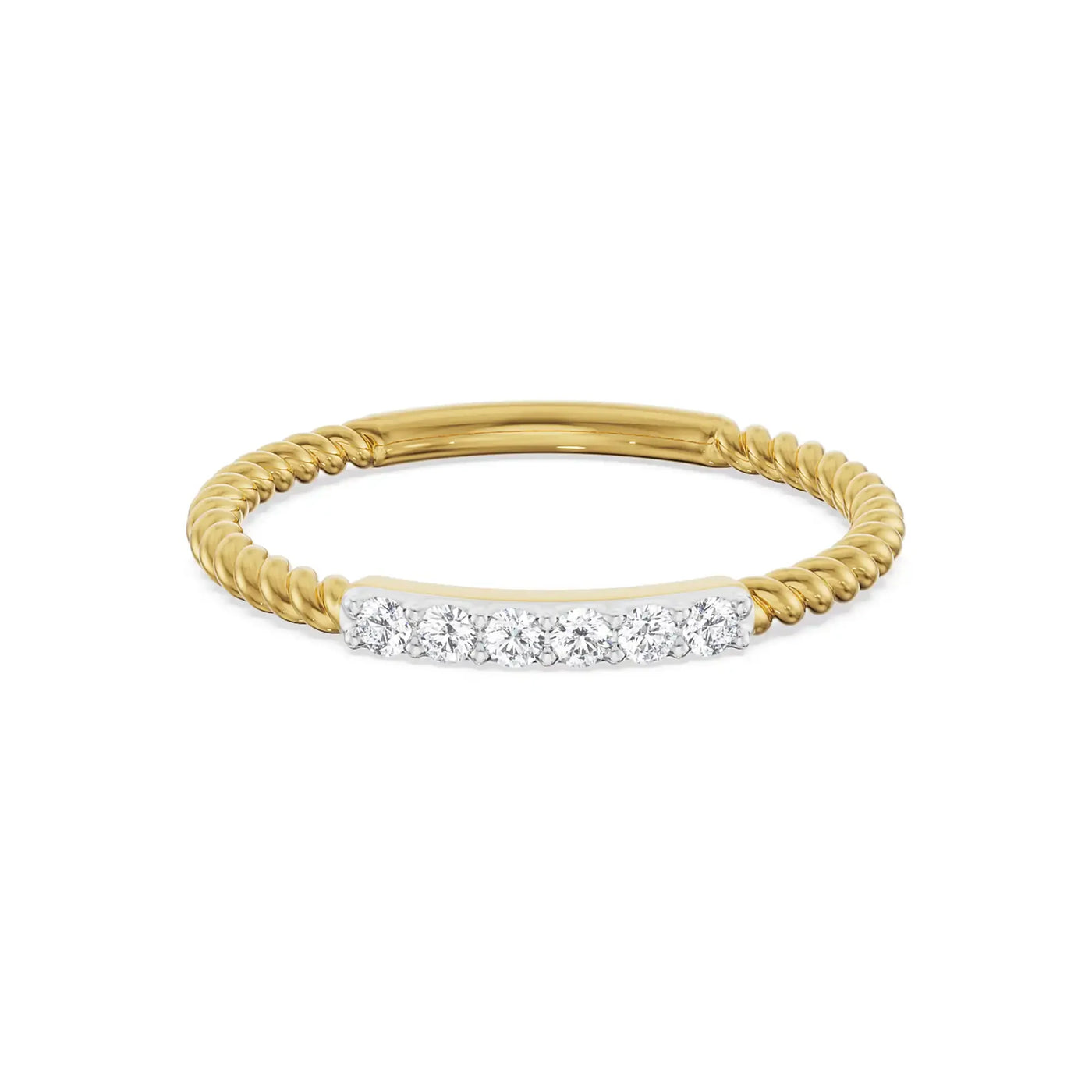Dainty Spiral Diamond Band_in_stock