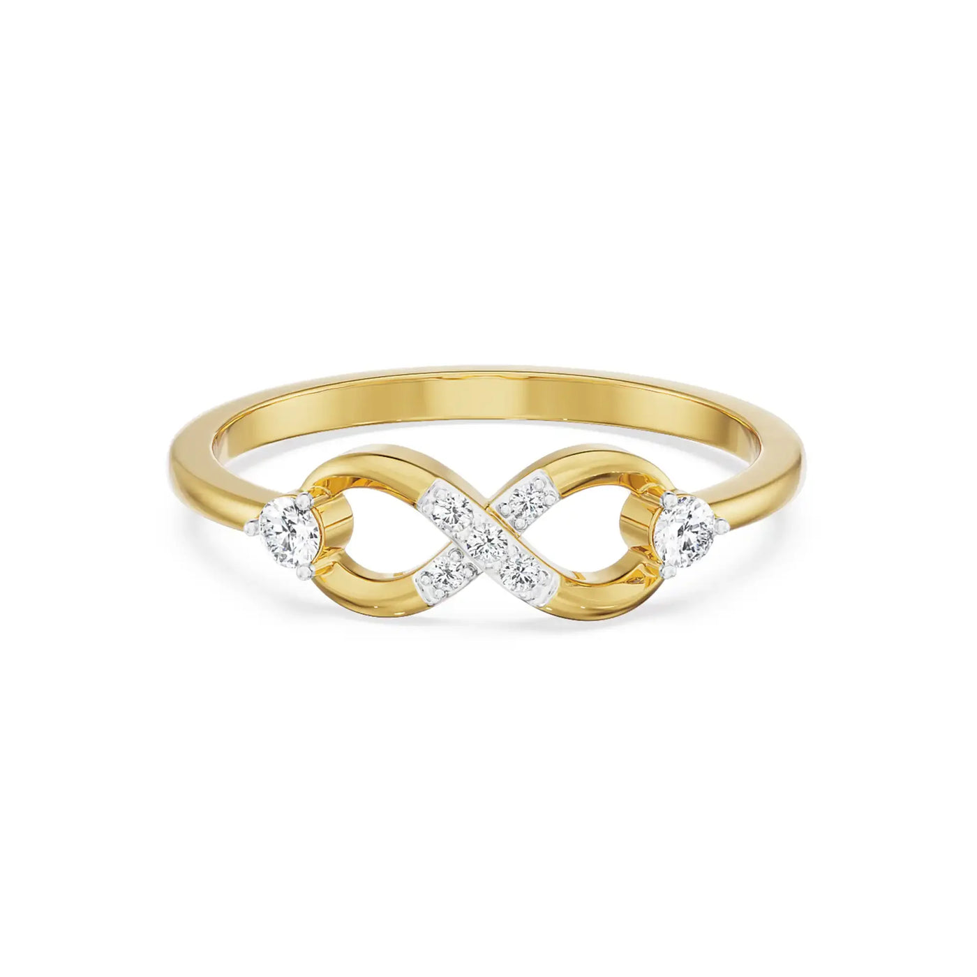 Dainty Infinity Diamond Ring