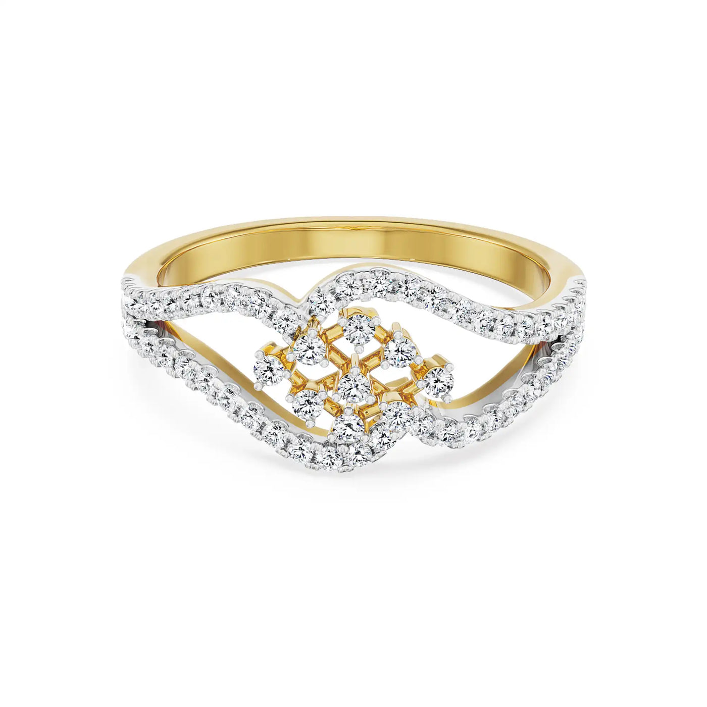 Vintage Layered Diamond Ring