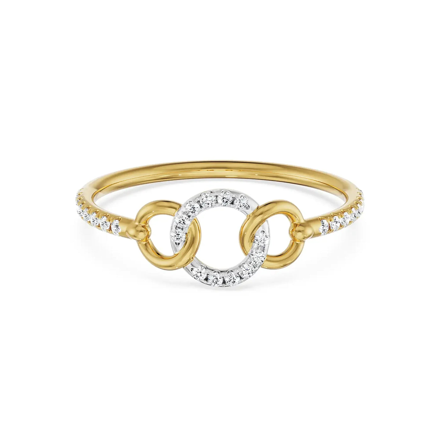 Three Hoops Diamond Ring_in-stock
