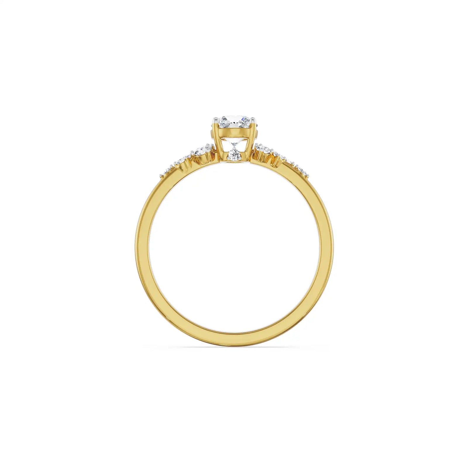 Blakely Engagement Ring back view