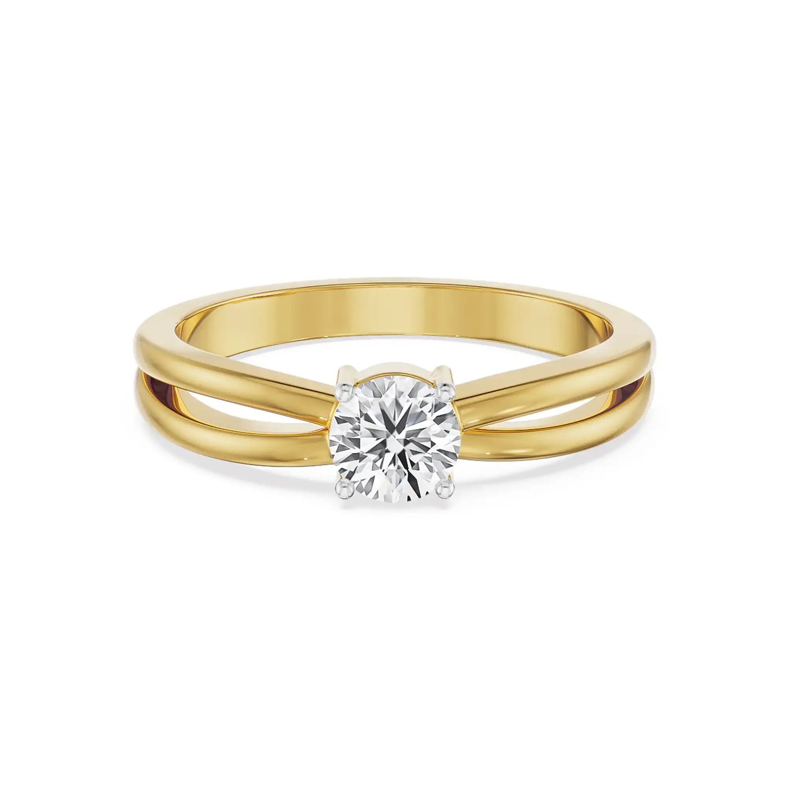 Infinity Engagement Ring front view