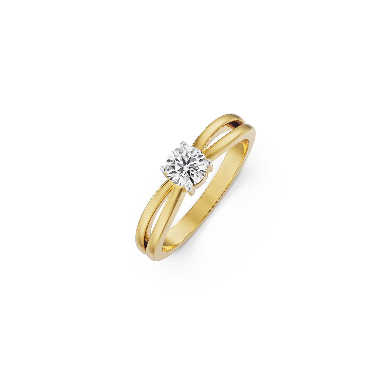 Infinity Engagement Ring Top view