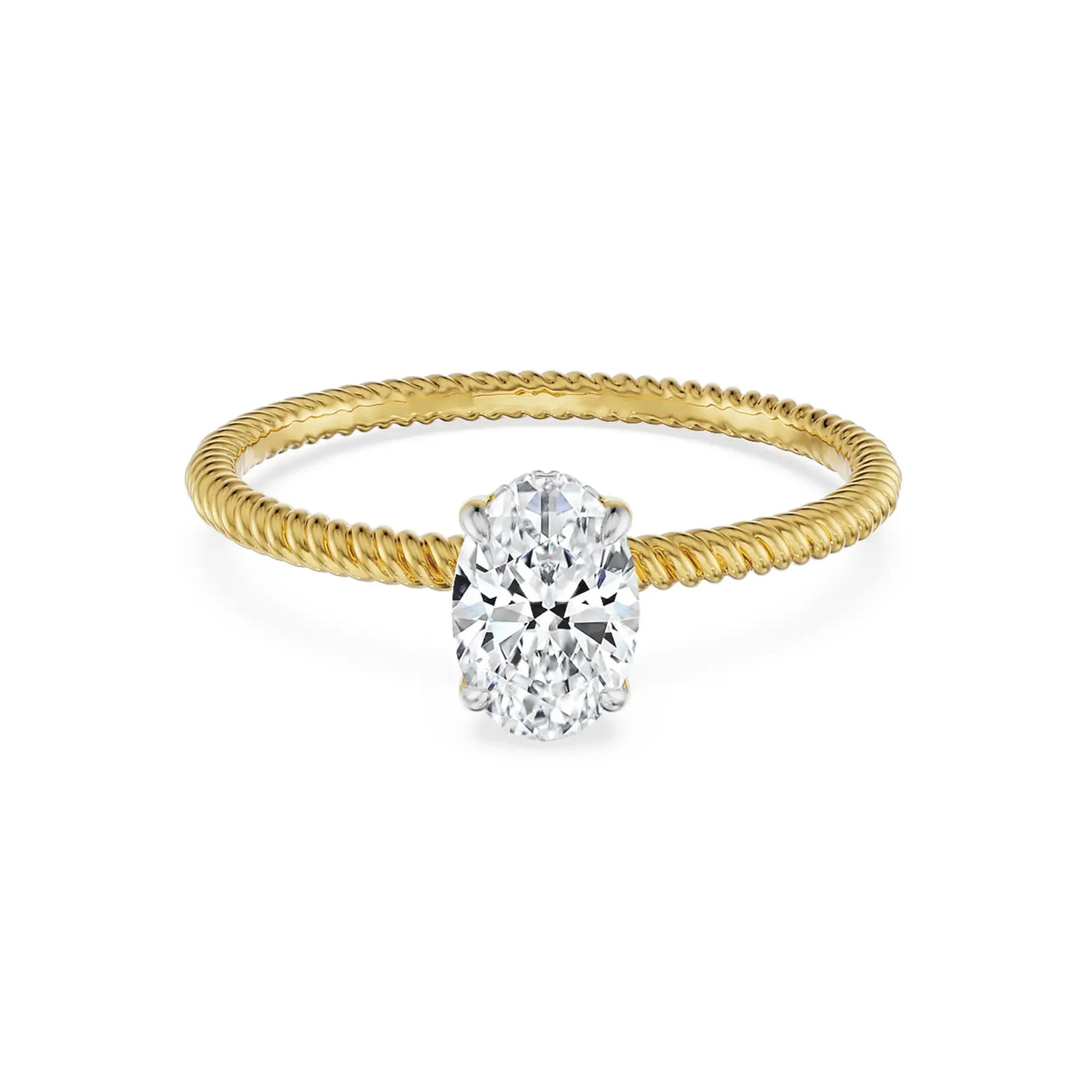 0.70 CT Oval Engagement Ring