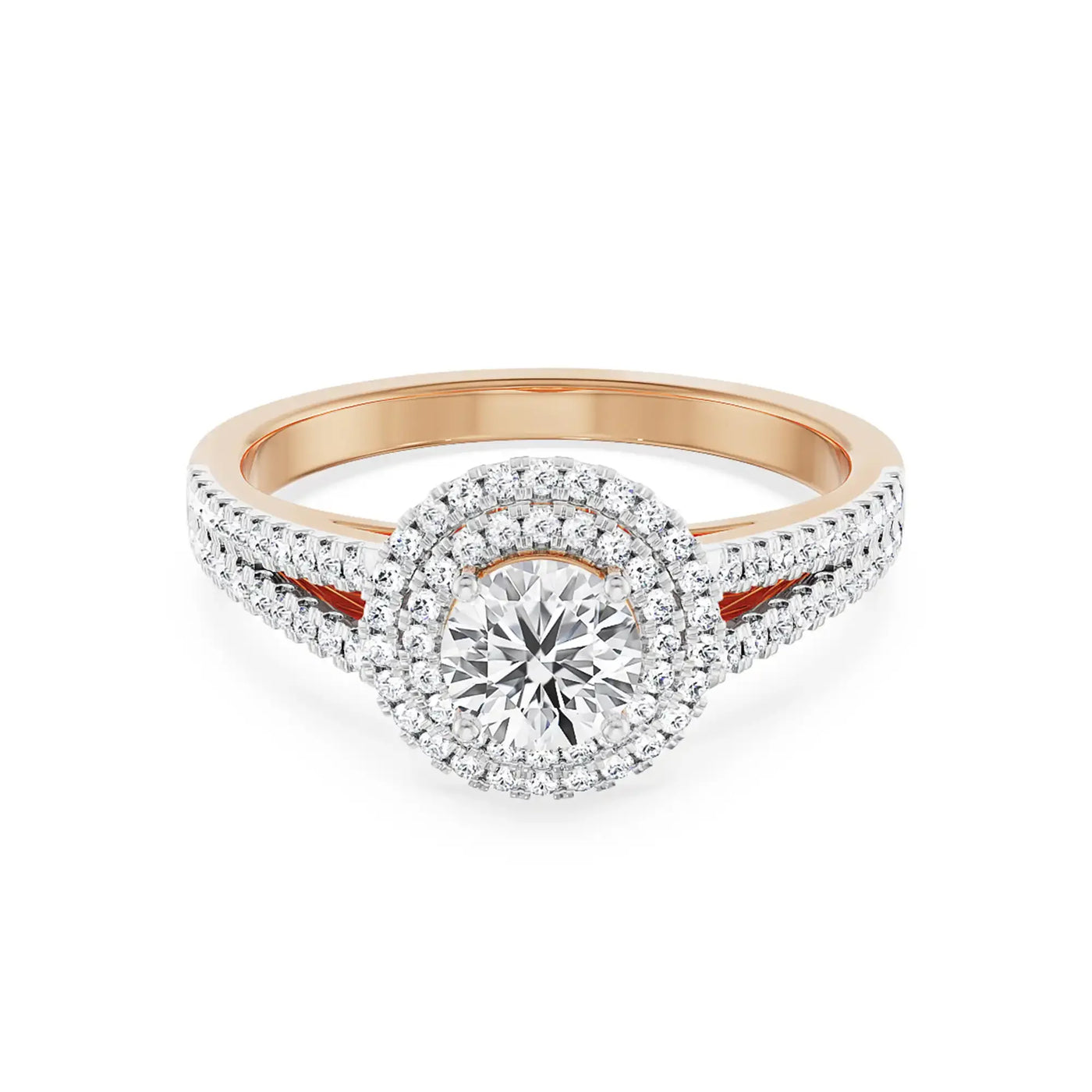 Riha Halo Clustered Diamond Ring