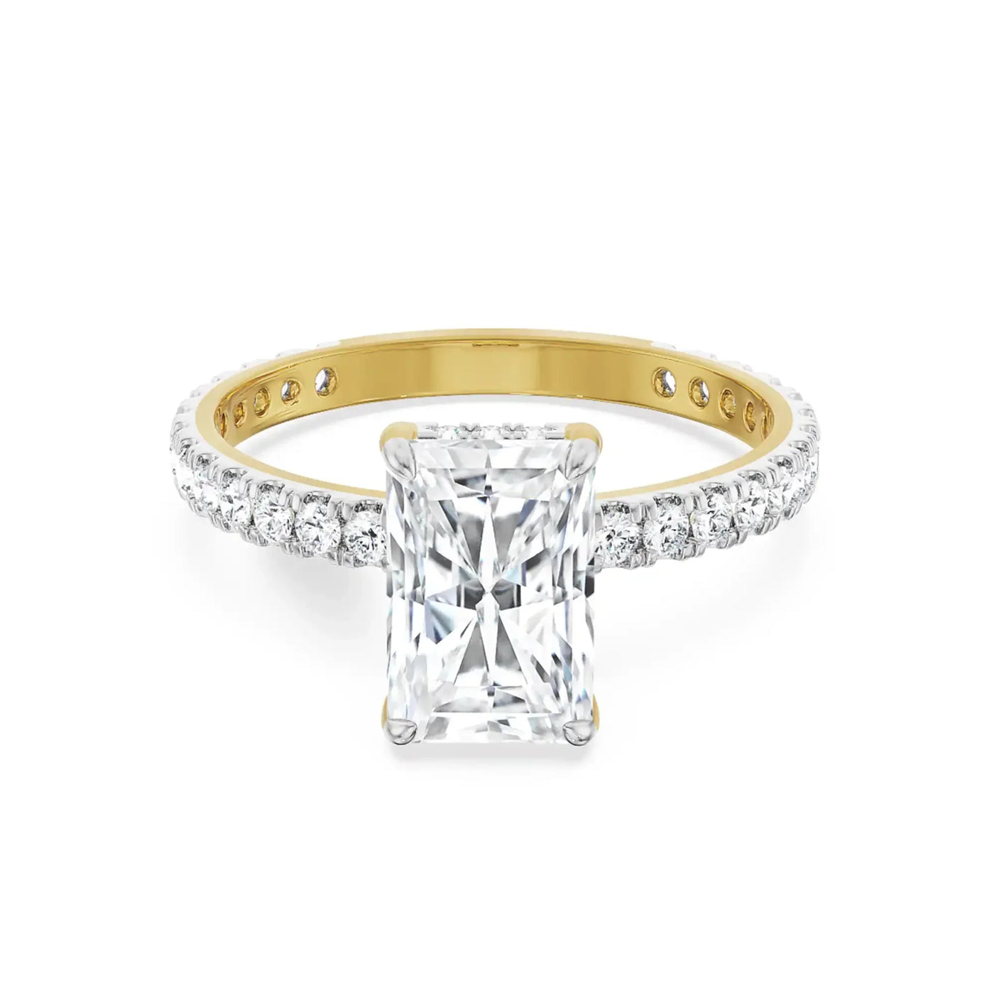 2 CT Radiant Engagement Ring_in-stock