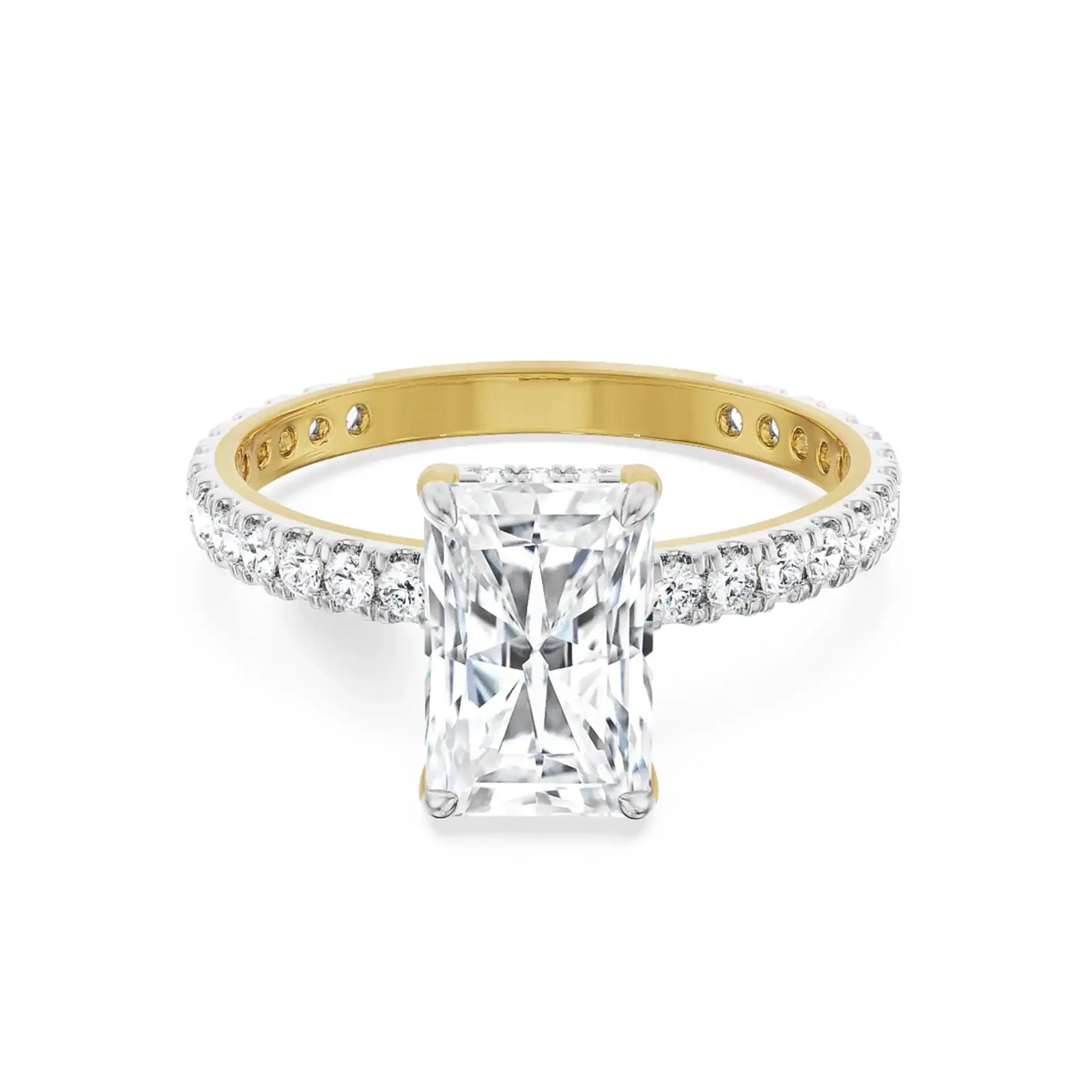 2 CT Radiant Engagement Ring_in-stock