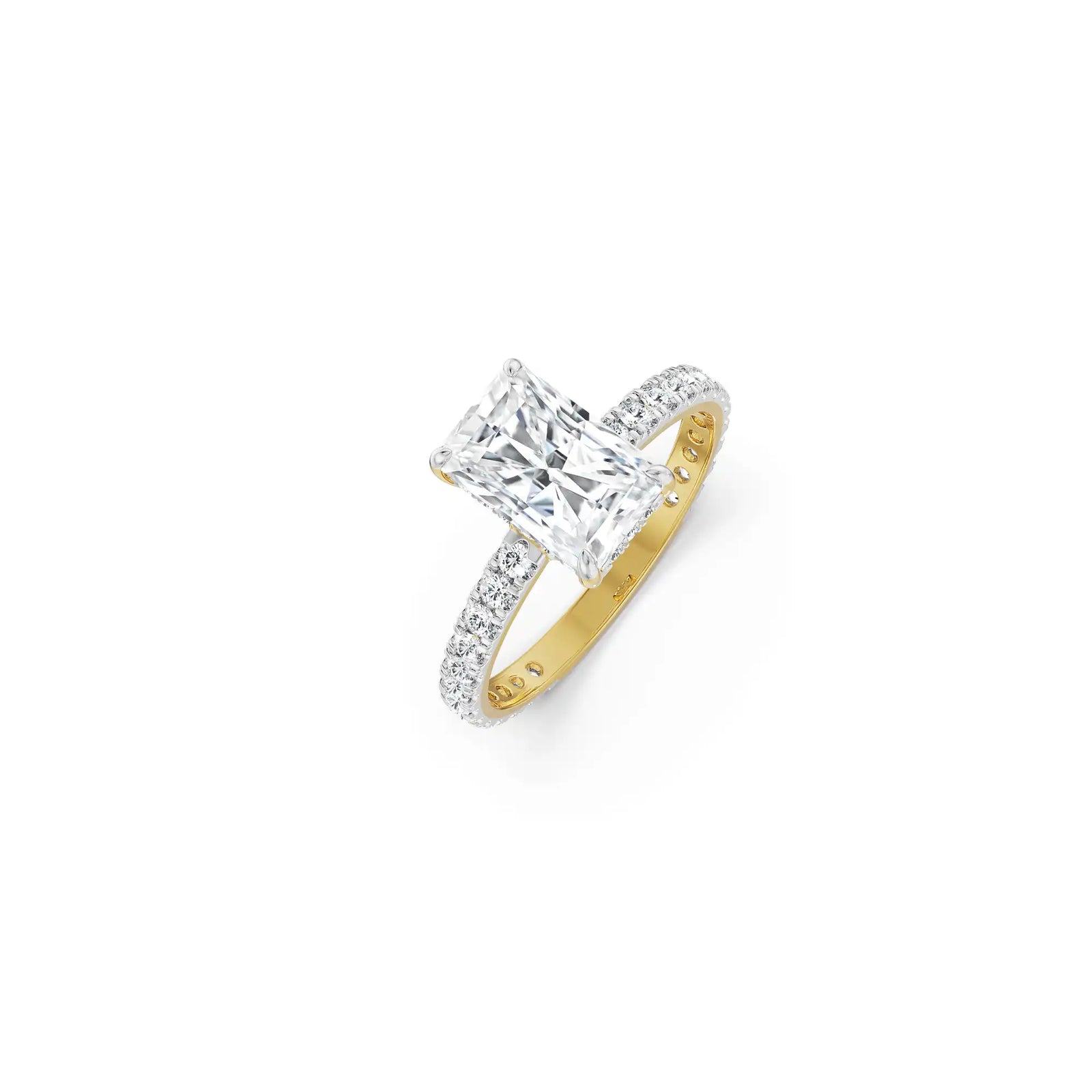 2 CT Radiant Engagement Ring_in-stock