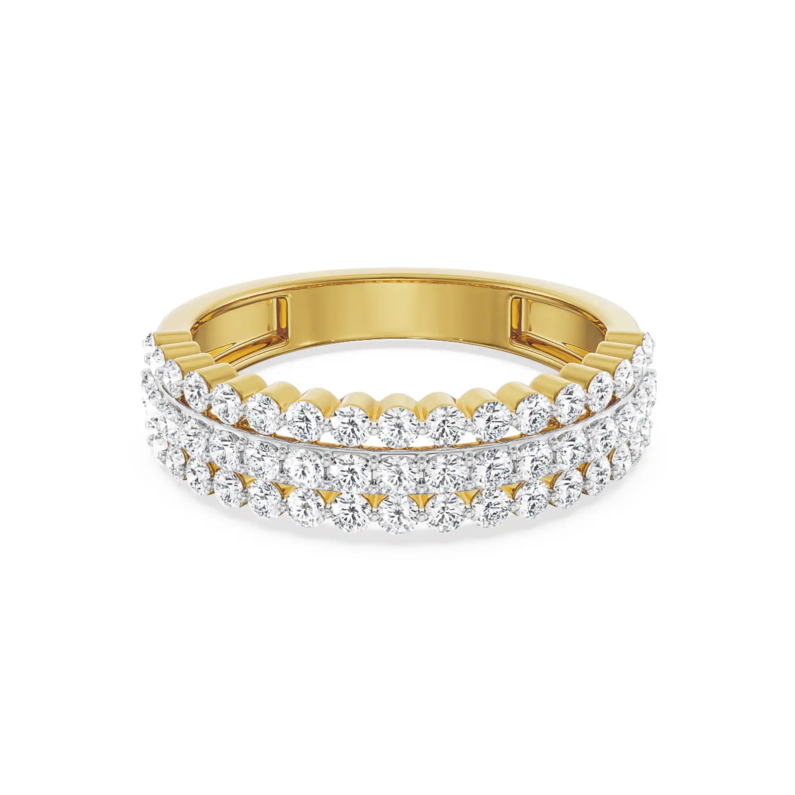 Trinity Diamond Band Front view