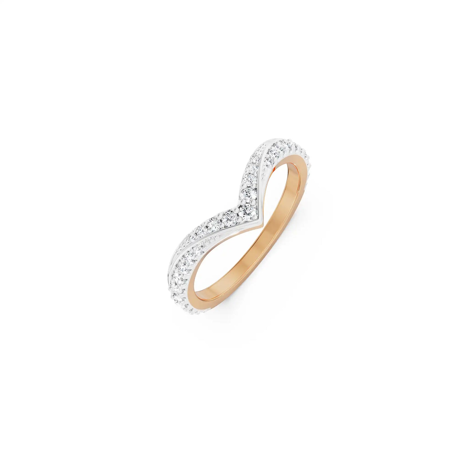 V Everyday Diamond Band top view