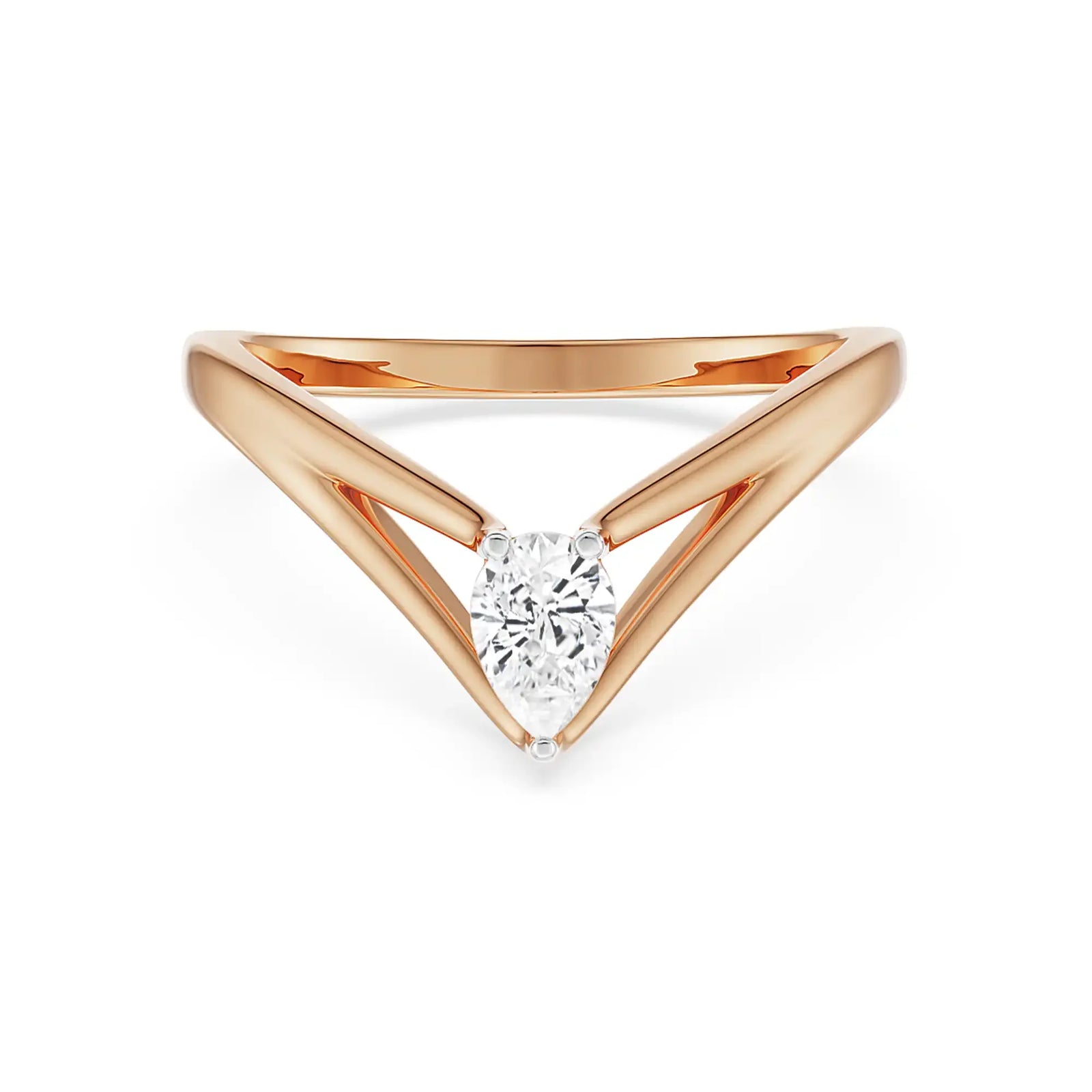 V Maria Diamond Band Front view