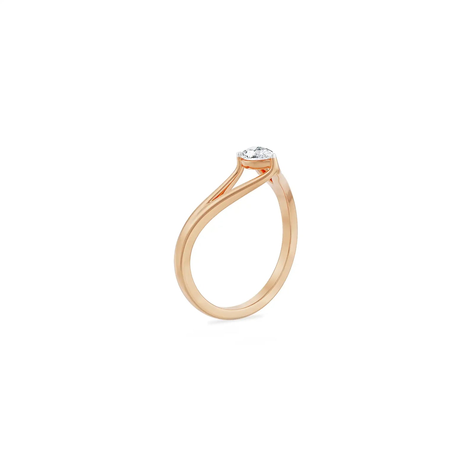 V Maria Diamond Band Back view