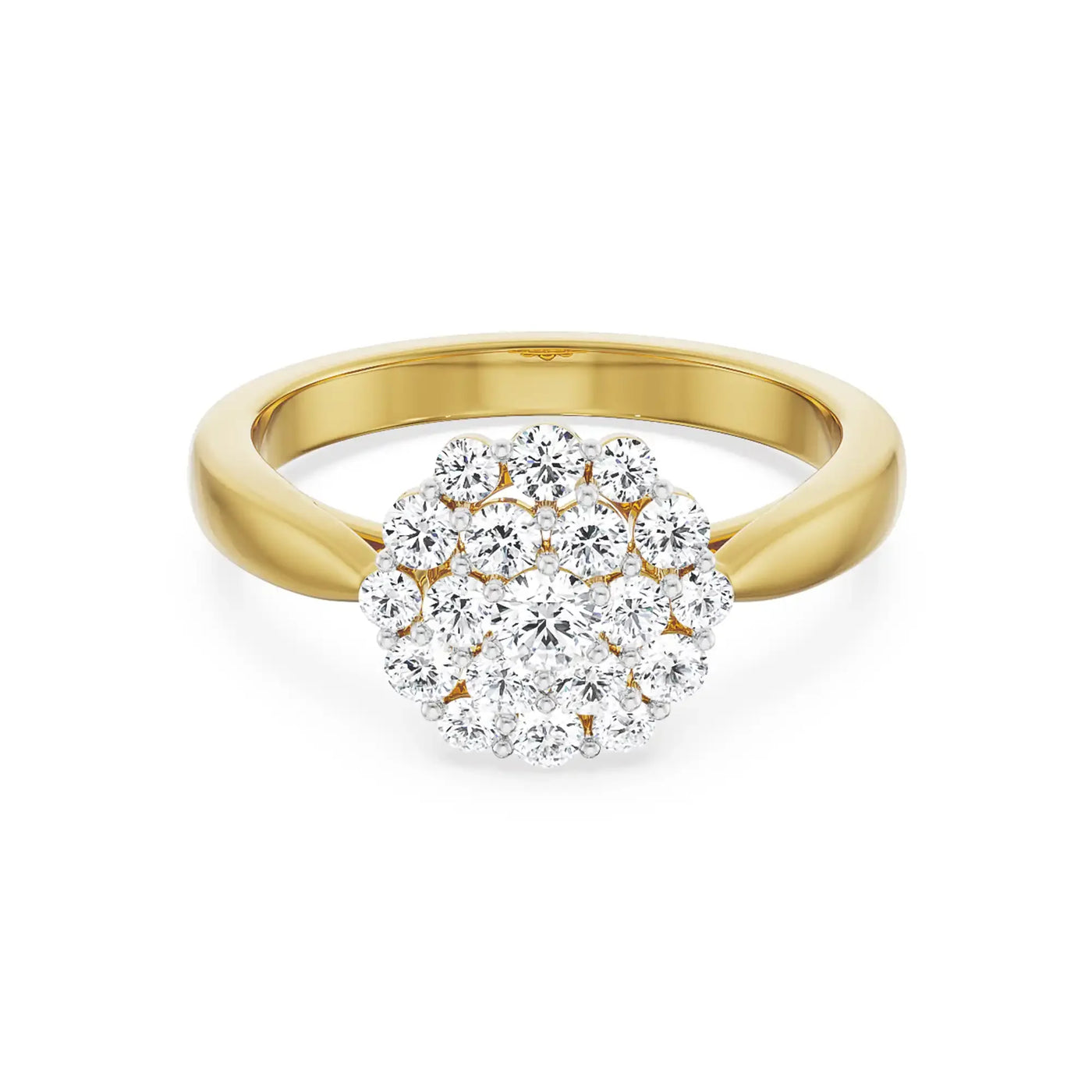 Floral Cassete Diamond Ring