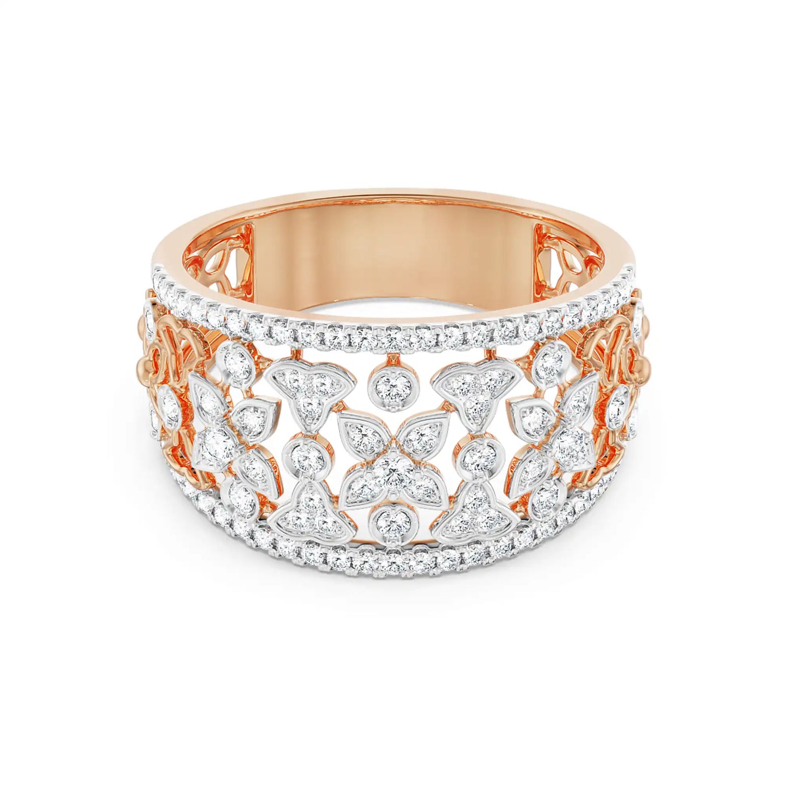 Majestic Diamond Band front view