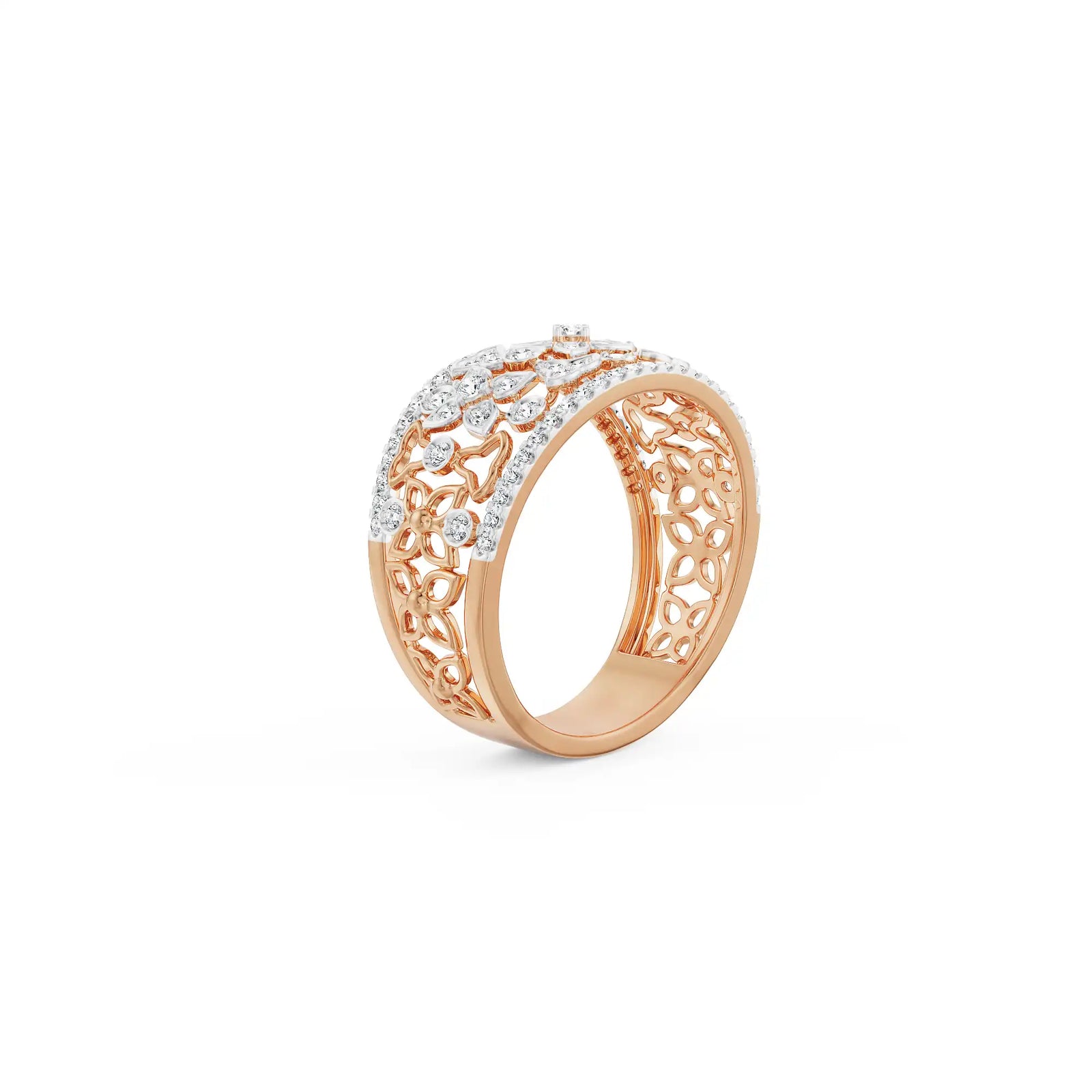 Majestic Diamond Band Back view