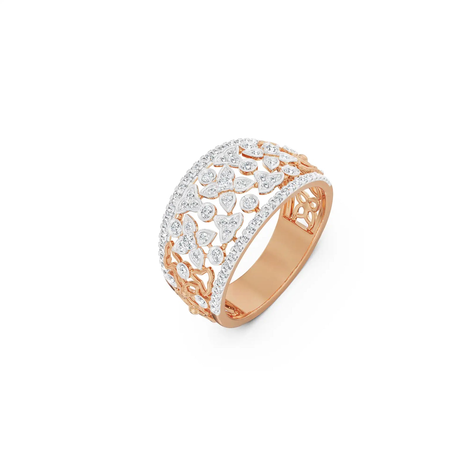 Majestic Diamond Band Top view