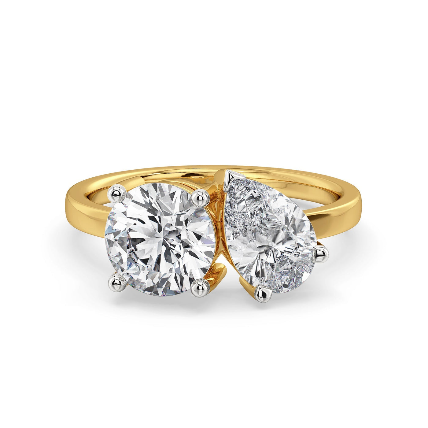 Yin & Yang Lab Grown Diamond Ring 9KT