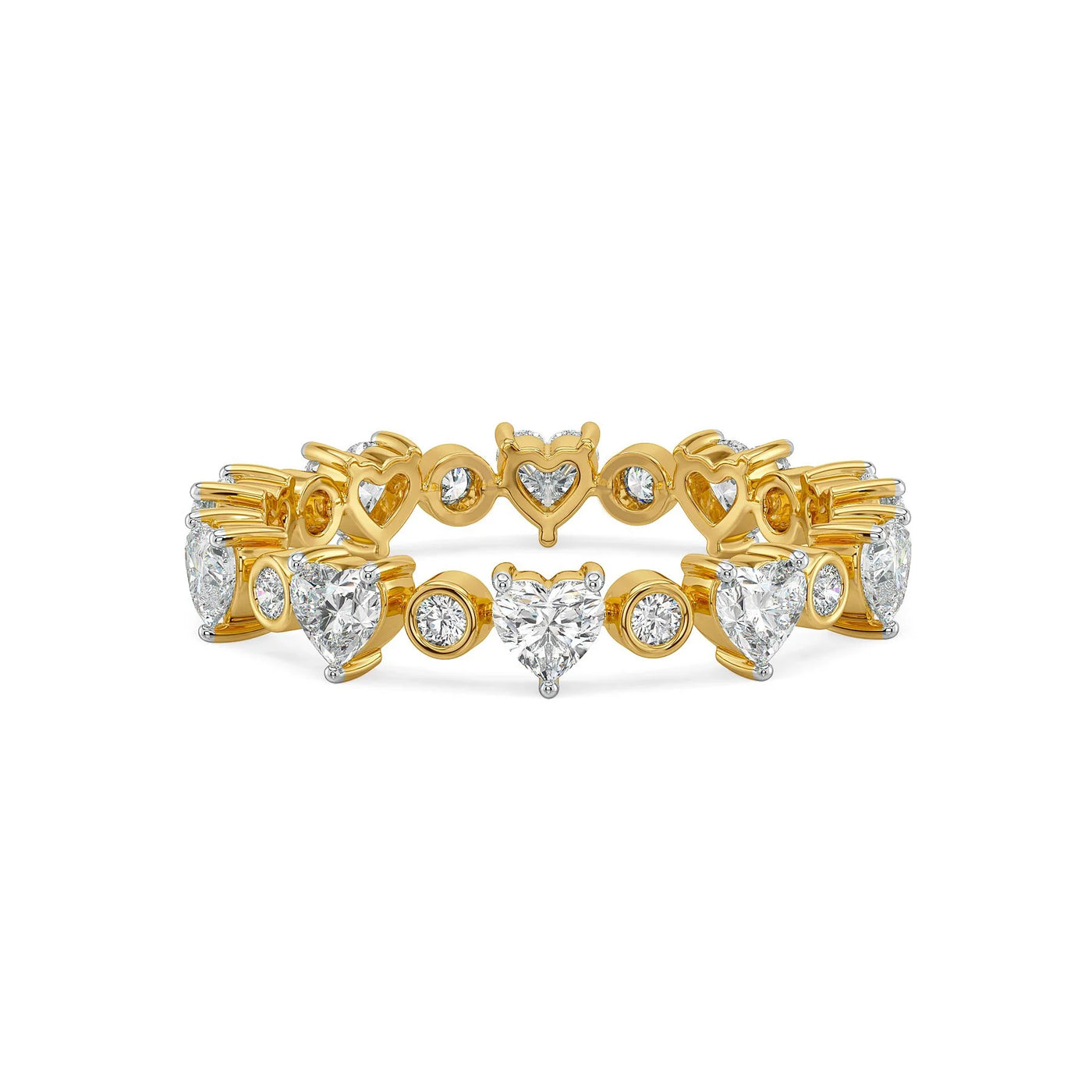 Hearts Aglow Lab Grown Diamond Ring