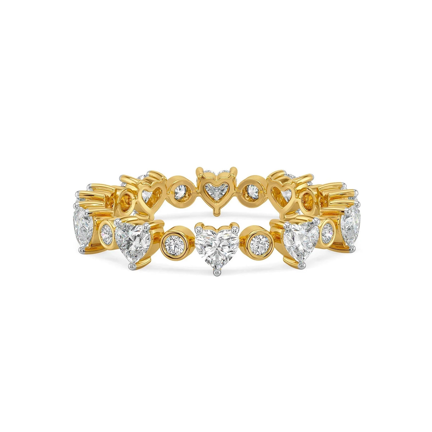 Hearts Aglow Lab Grown Diamond Ring 9KT