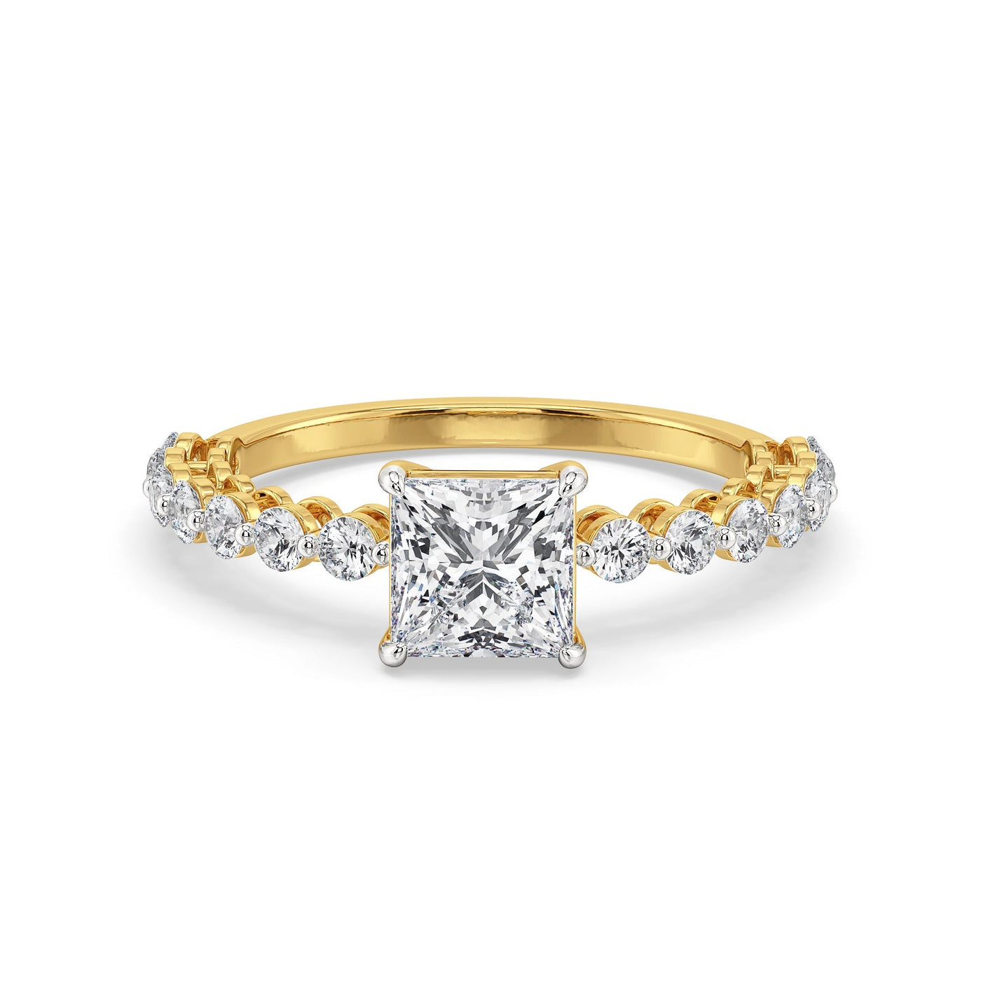 Princess Regalia Lab Grown Diamond Ring 9KT