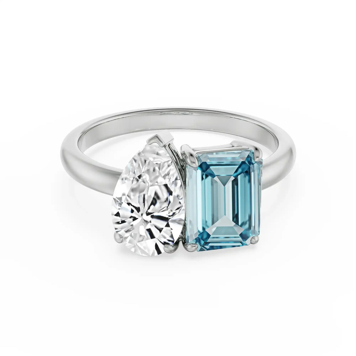 Pear & Prism Lab Grown Diamond Ring 9KT