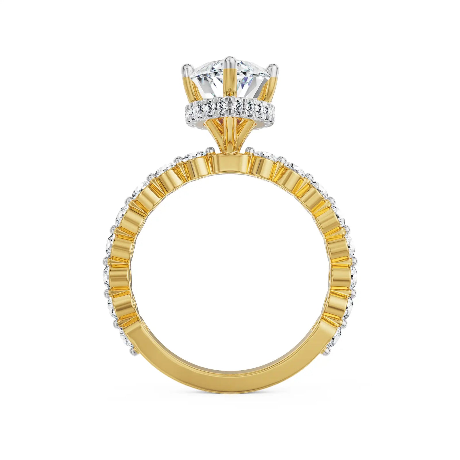 Marquessa Lab Grown Diamond Ring - back view
