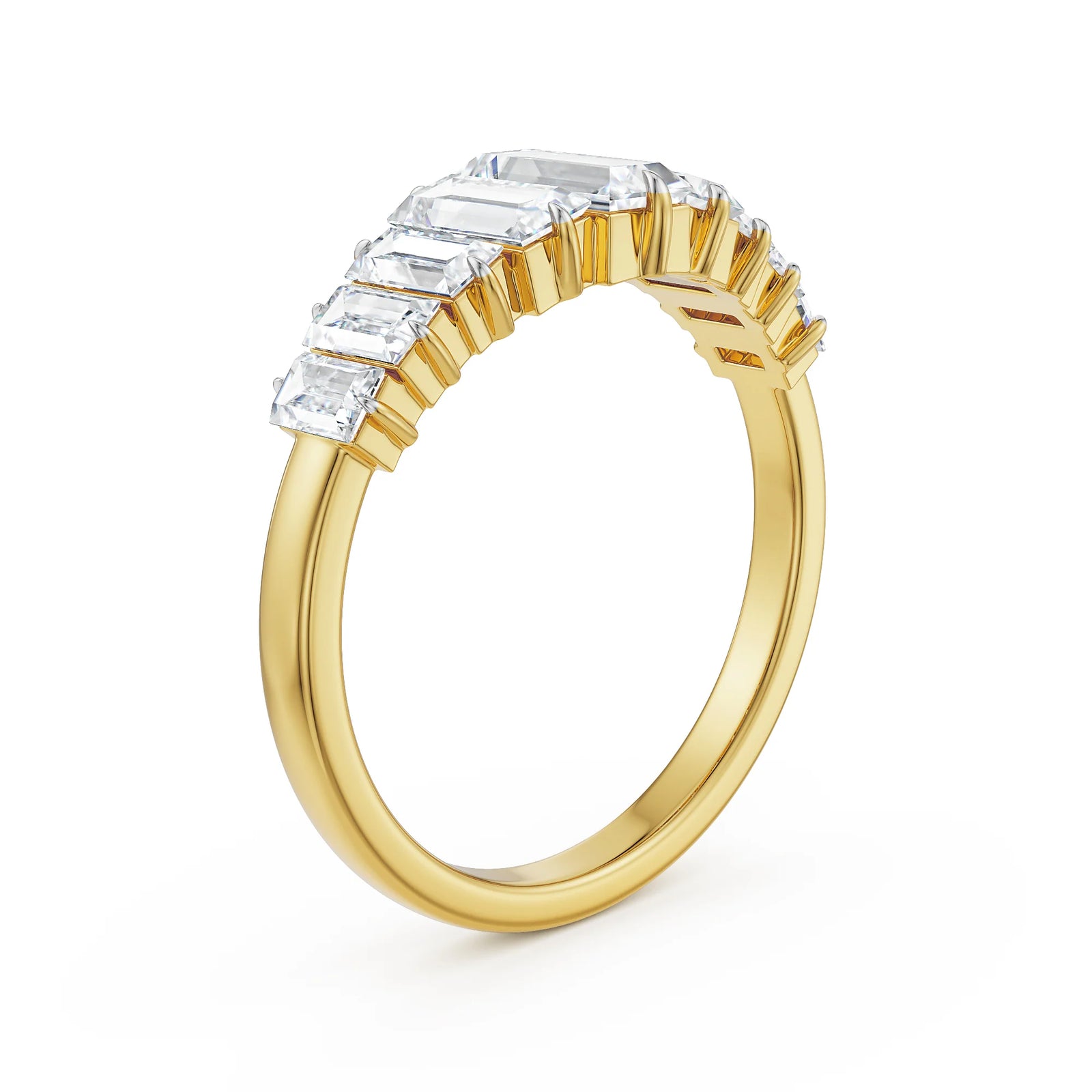 Symphony Lab Grown Diamond Ring - back view