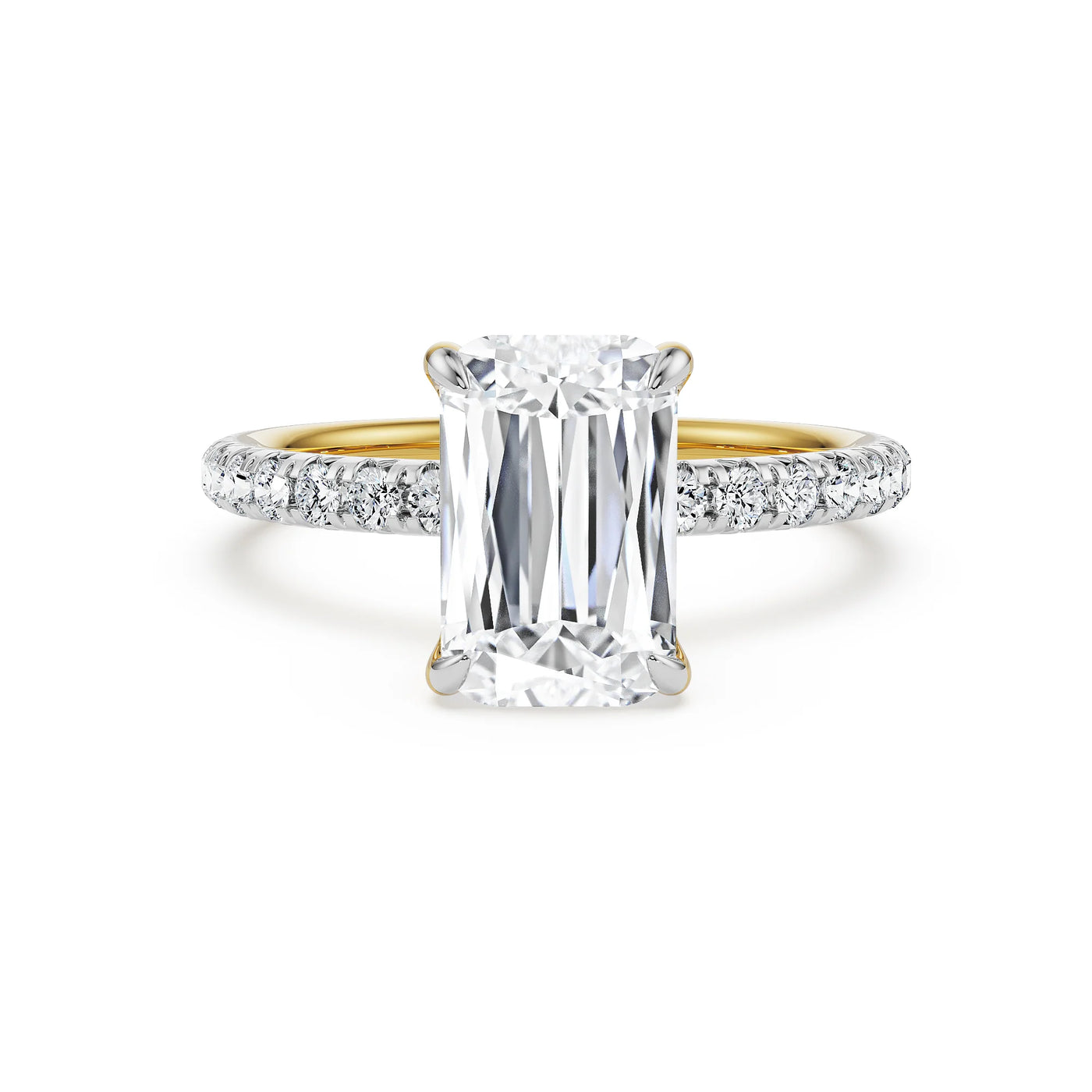 Emerald Excellence Lab Grown Diamond Ring