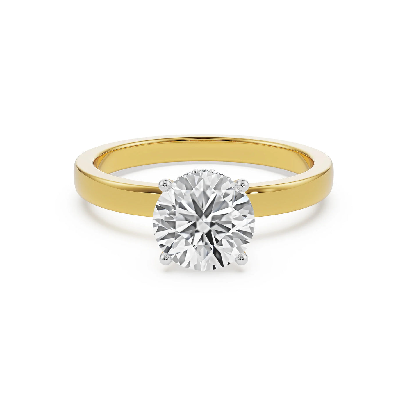 Elle Lab Grown Diamond Solitaire Ring